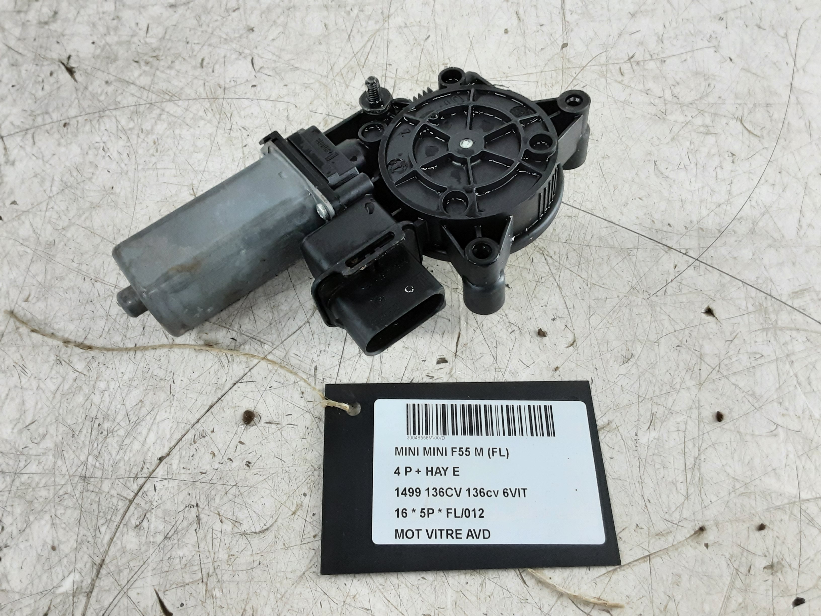 MOTOR RUITMECHANISME VOOR RECHTS Mini F55 5-portes : 07/14 &gt;