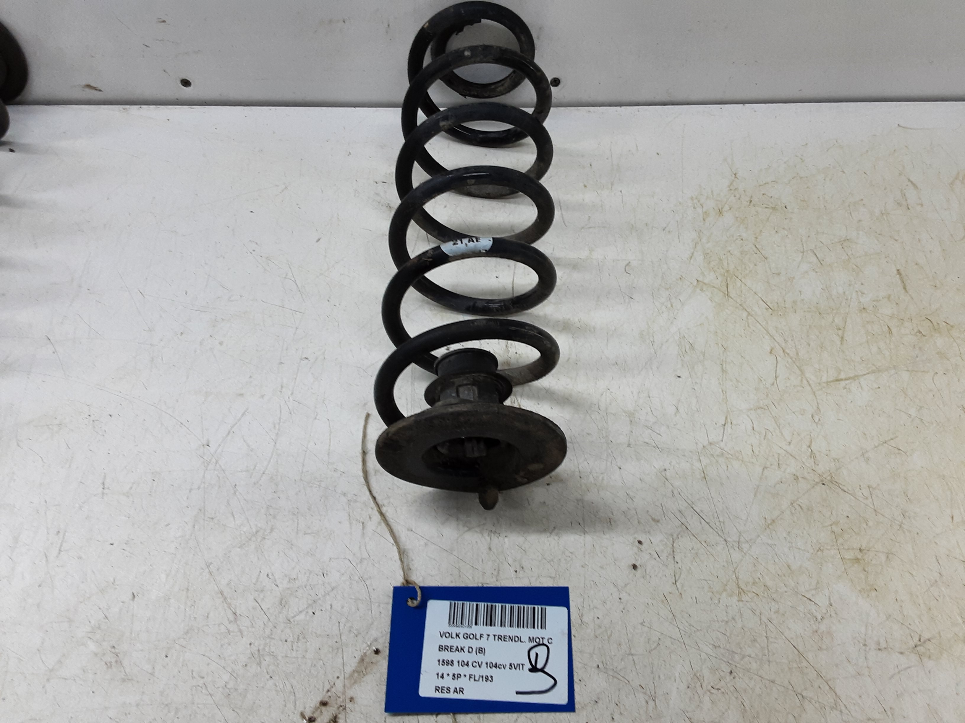 RESSORT ARRIERE Vw GOLF VII 11/12 - 17
