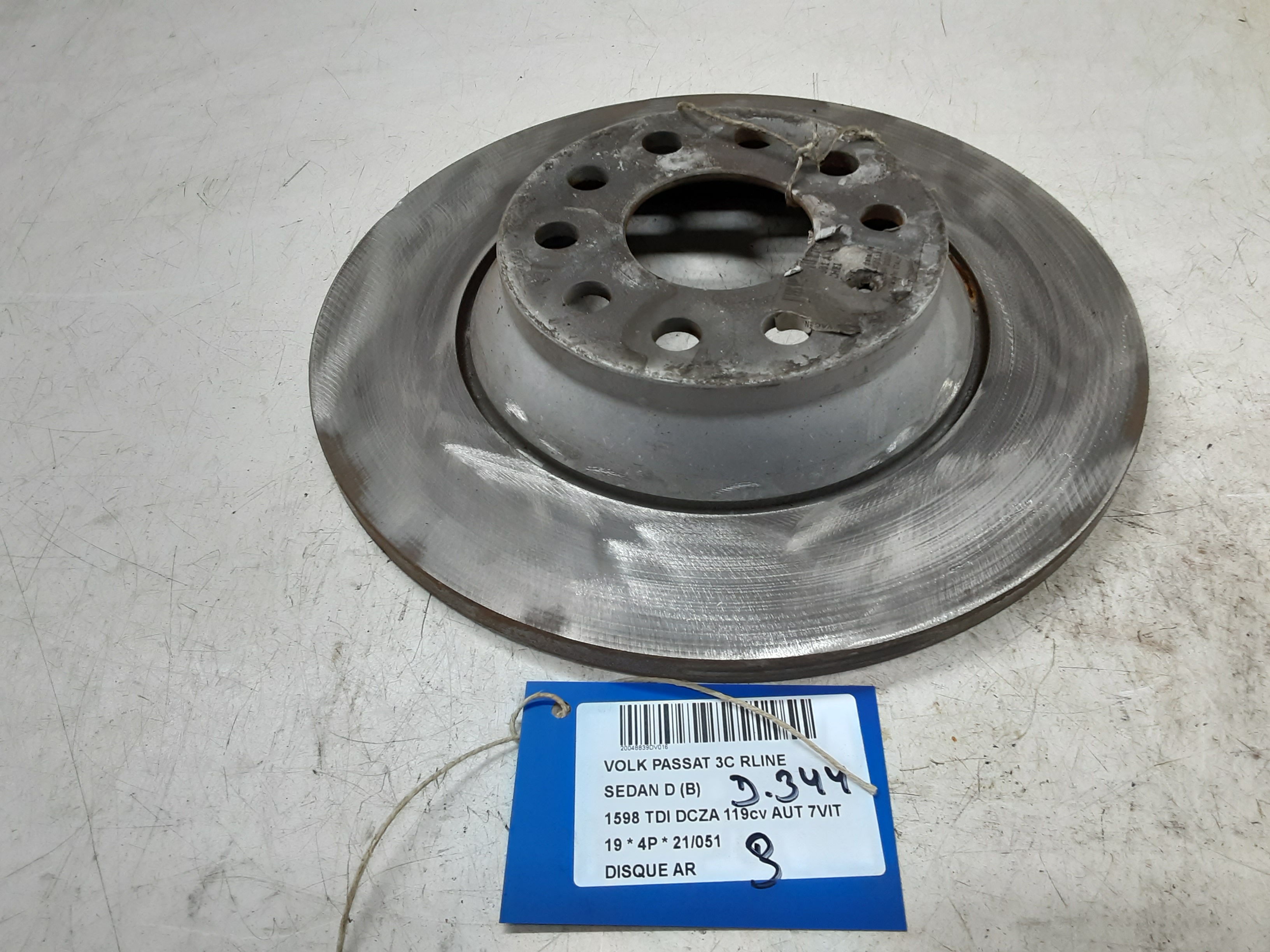 REMSCHIJF ACHTER Vw PASSAT 11/14 - 19