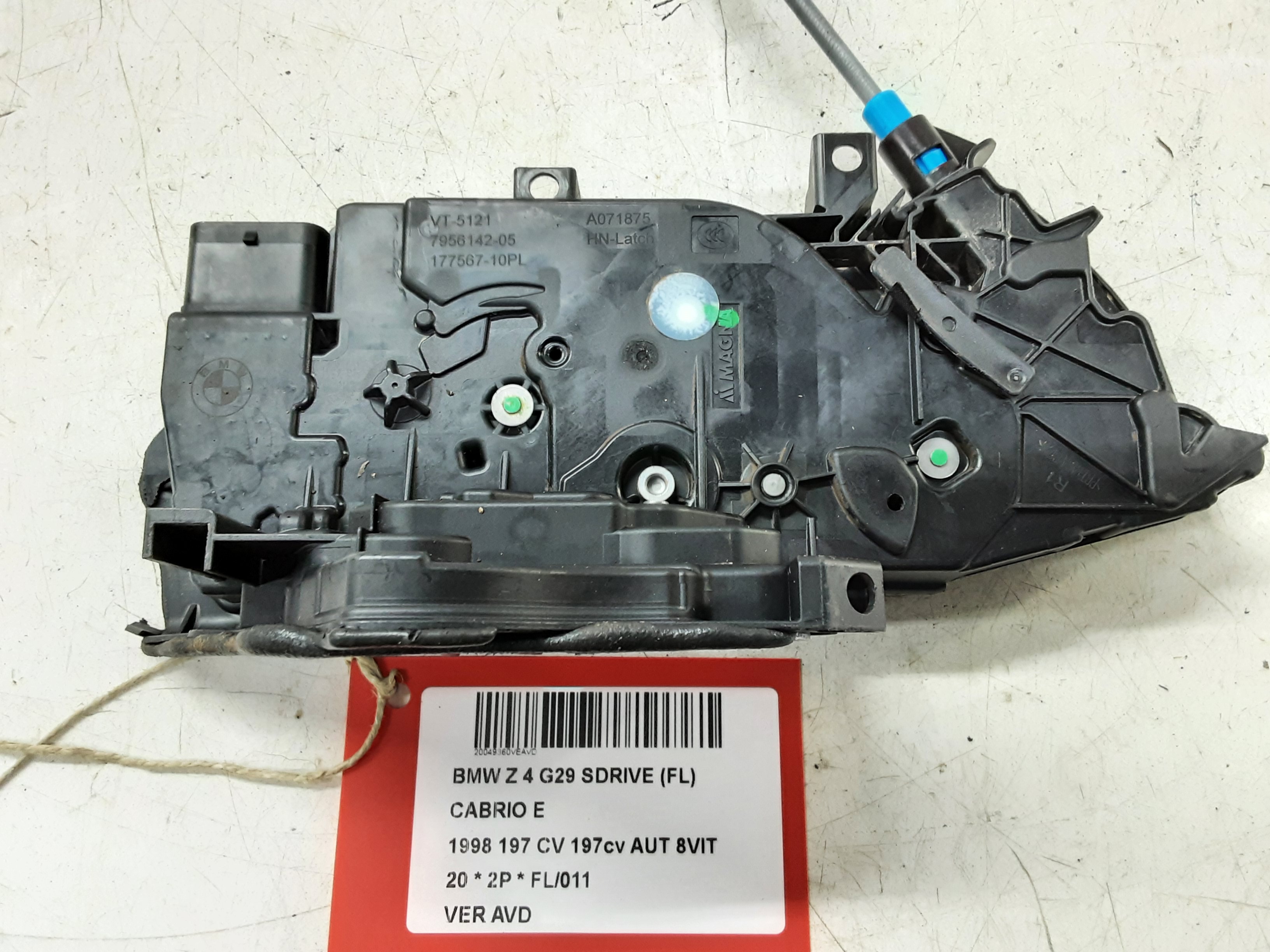 VERGRENDELING VOOR RECHTS Bmw Z4 G29 11/18+