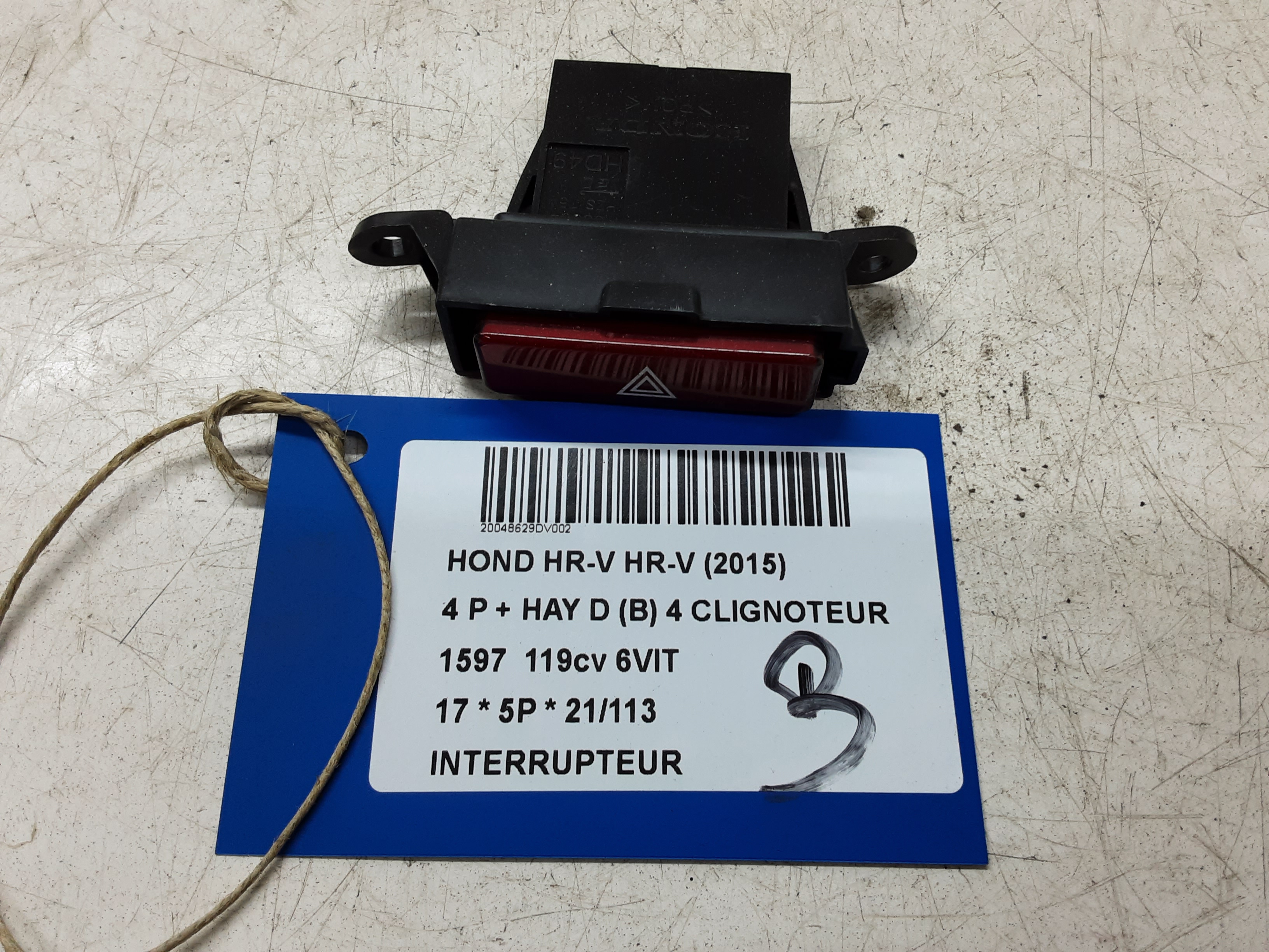 SCHAKELAAR Honda HRV 9/15 - 10/18
