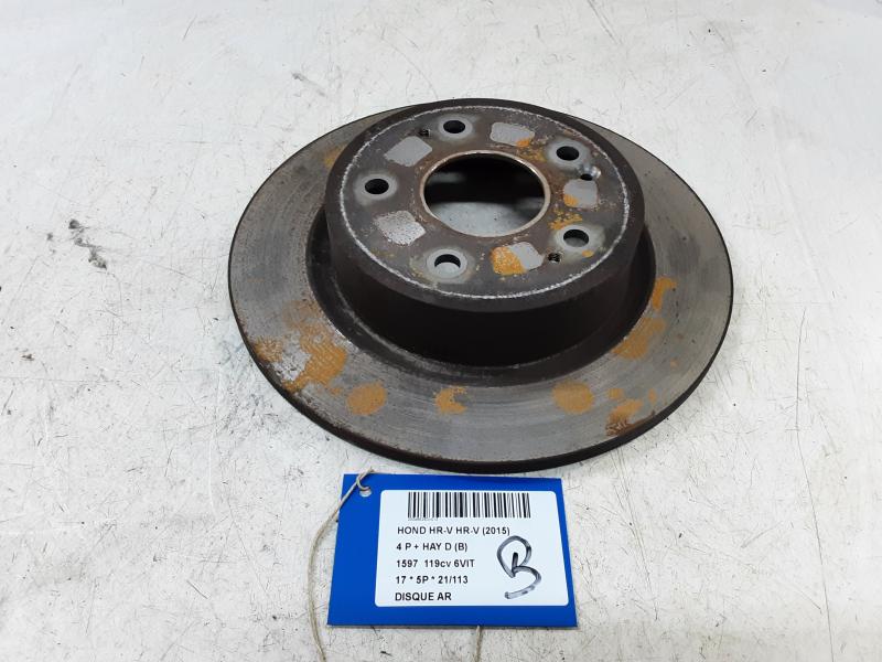 REAR BRAKE DISC Honda HRV 9/15 - 10/18