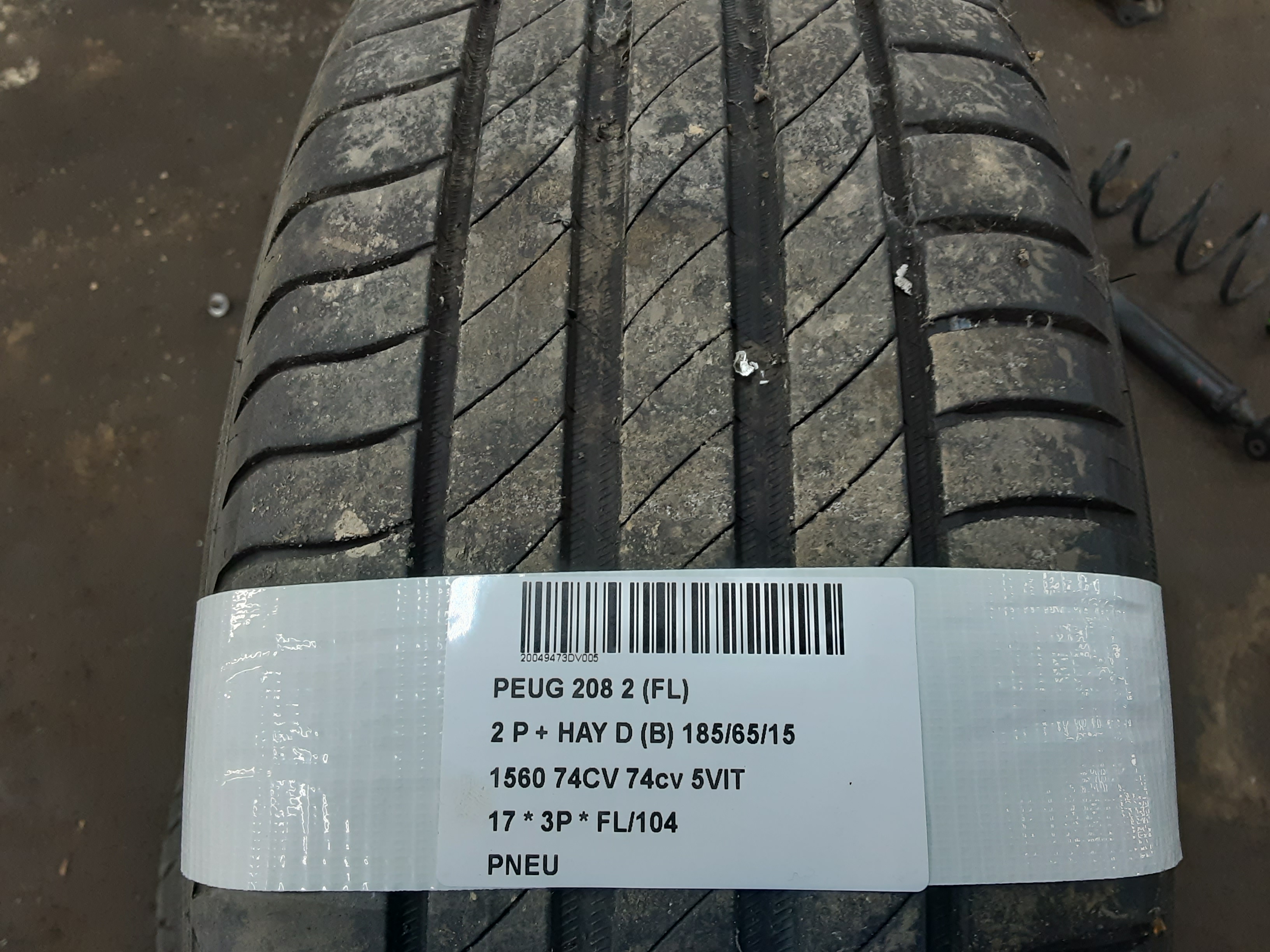 BANDEN Peugeot 208 8/15 - 20