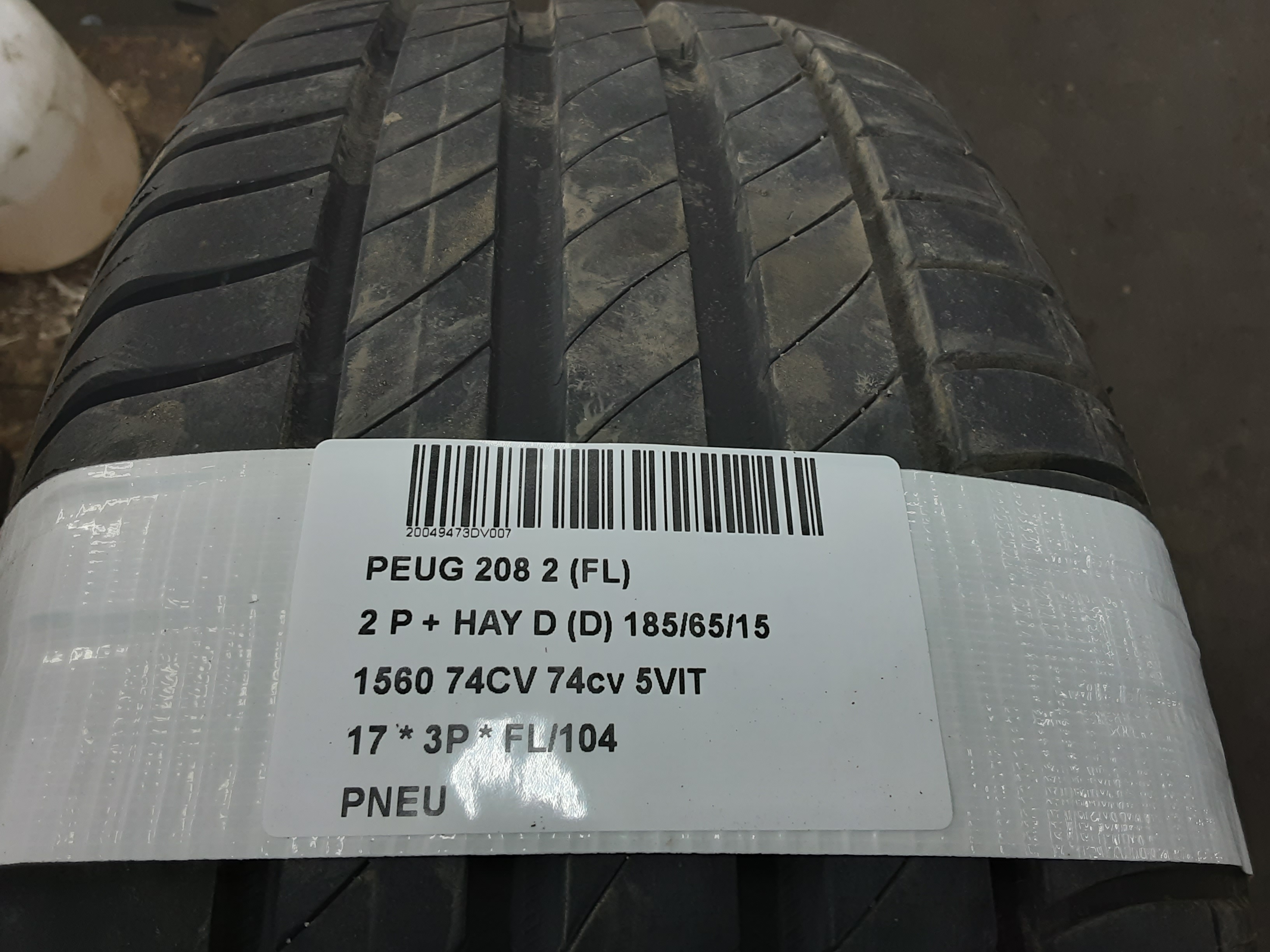 BANDEN Peugeot 208 8/15 - 20