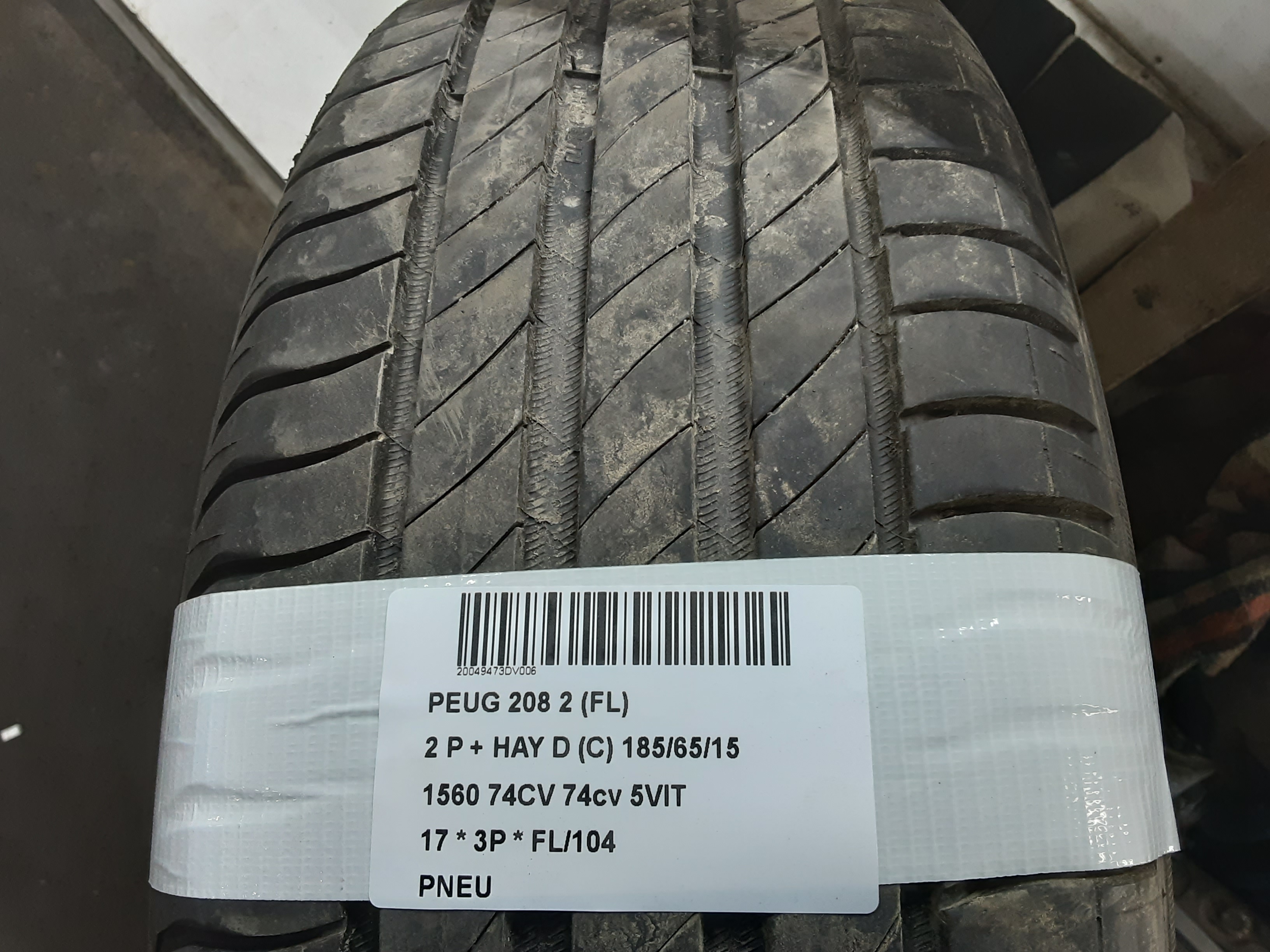 BANDEN Peugeot 208 8/15 - 20
