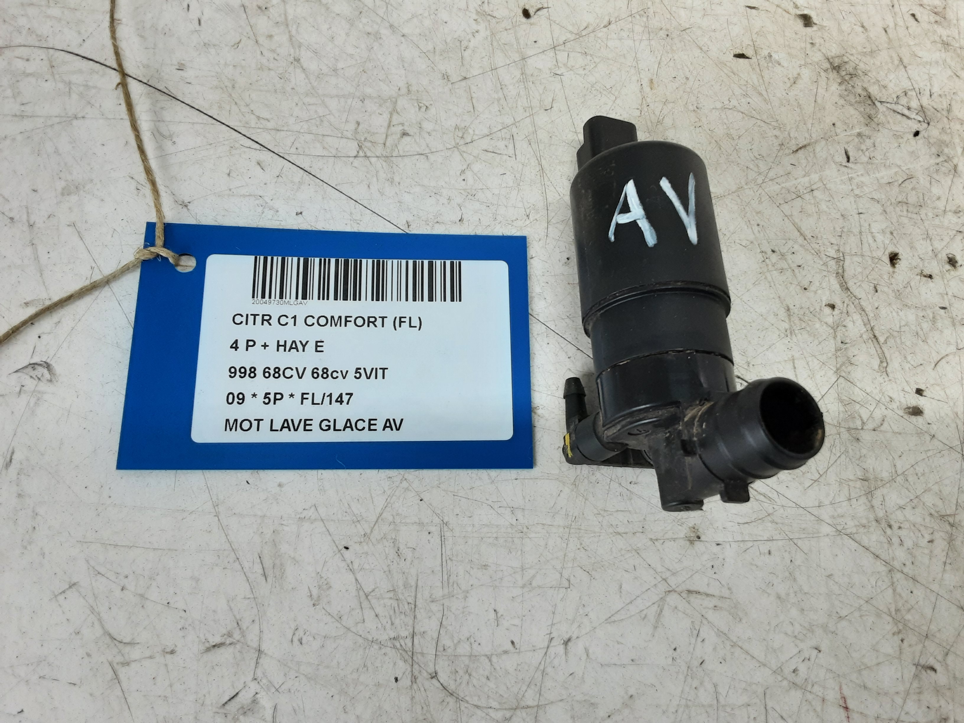 MOTOR RUITENWASSERS VOOR Citroen C1 06/05 - 14