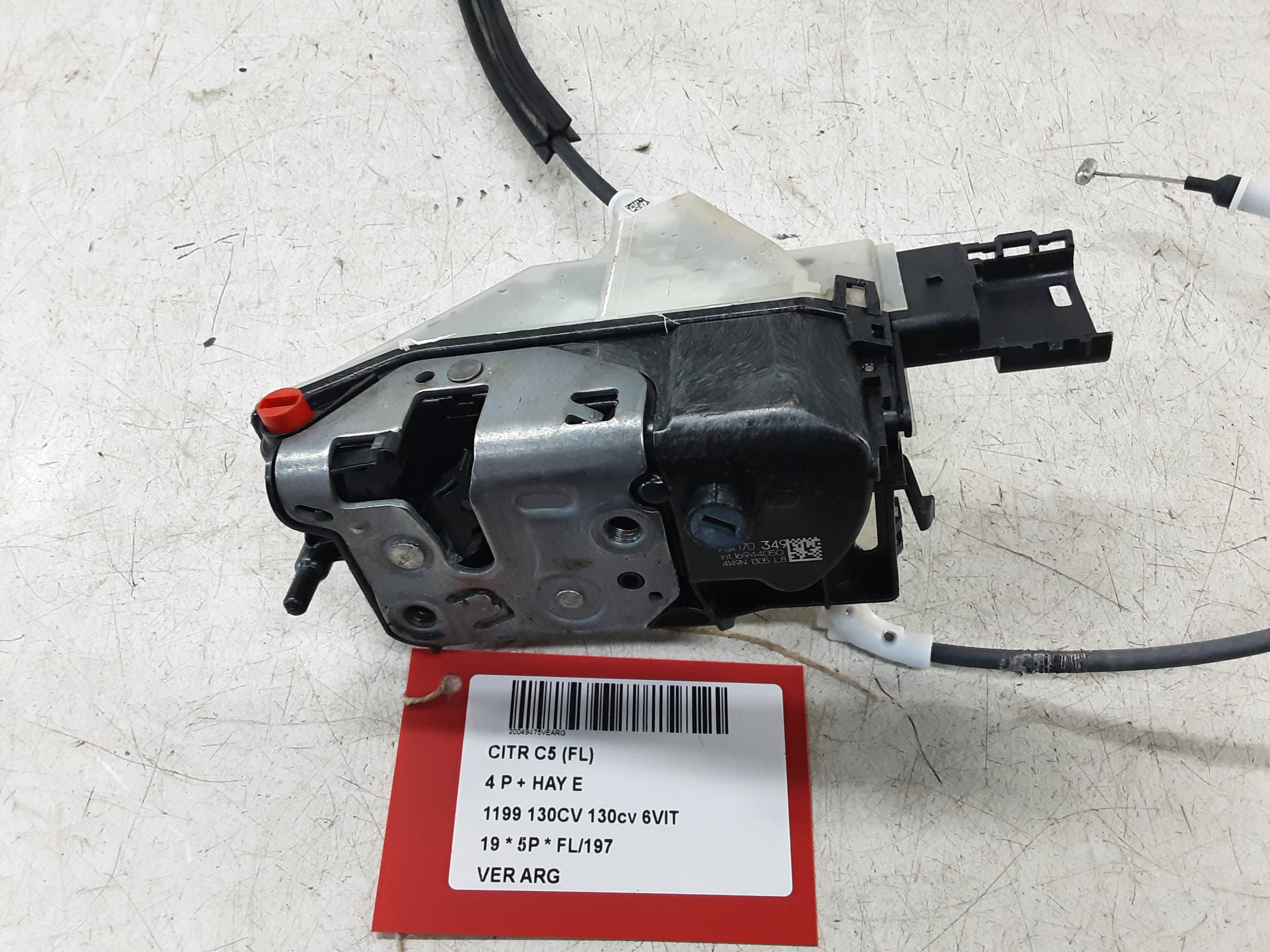 VERGRENDELING ACHTER LINKS Citroen C5 AIRCROSS 10/18+