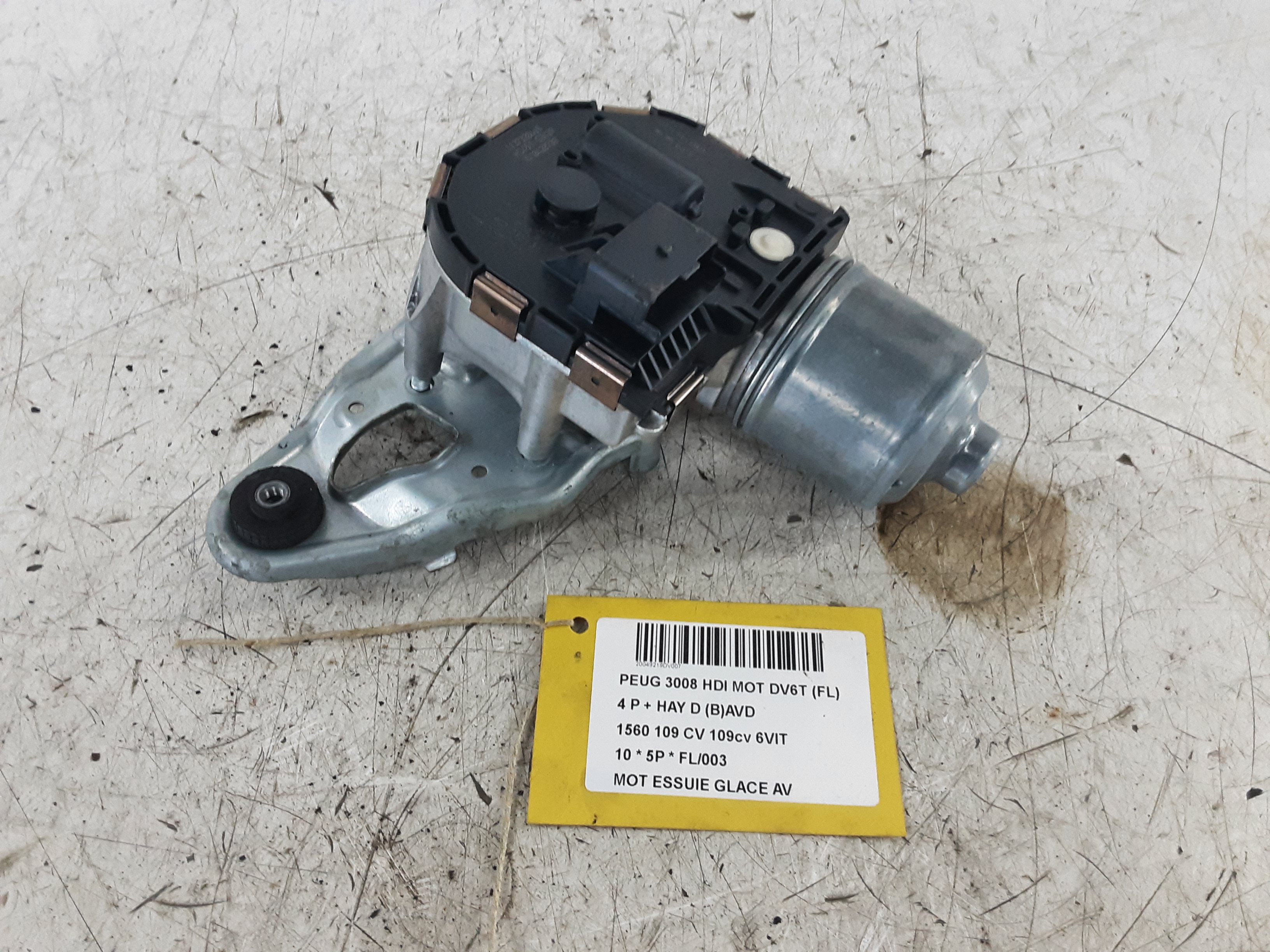 MOTOR RUITENWISSERS VOOR Peugeot 3008 (1) 6/09 - 16