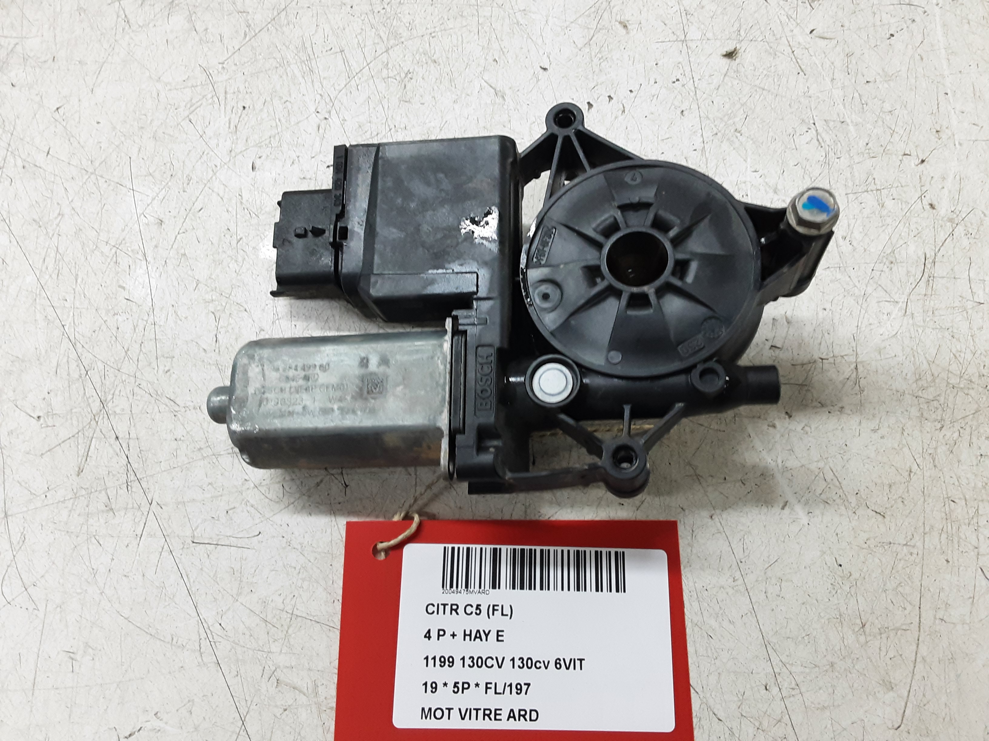 MOTOR RUITMECHANISME ACHTER RECHTS Citroen C5 AIRCROSS 10/18+