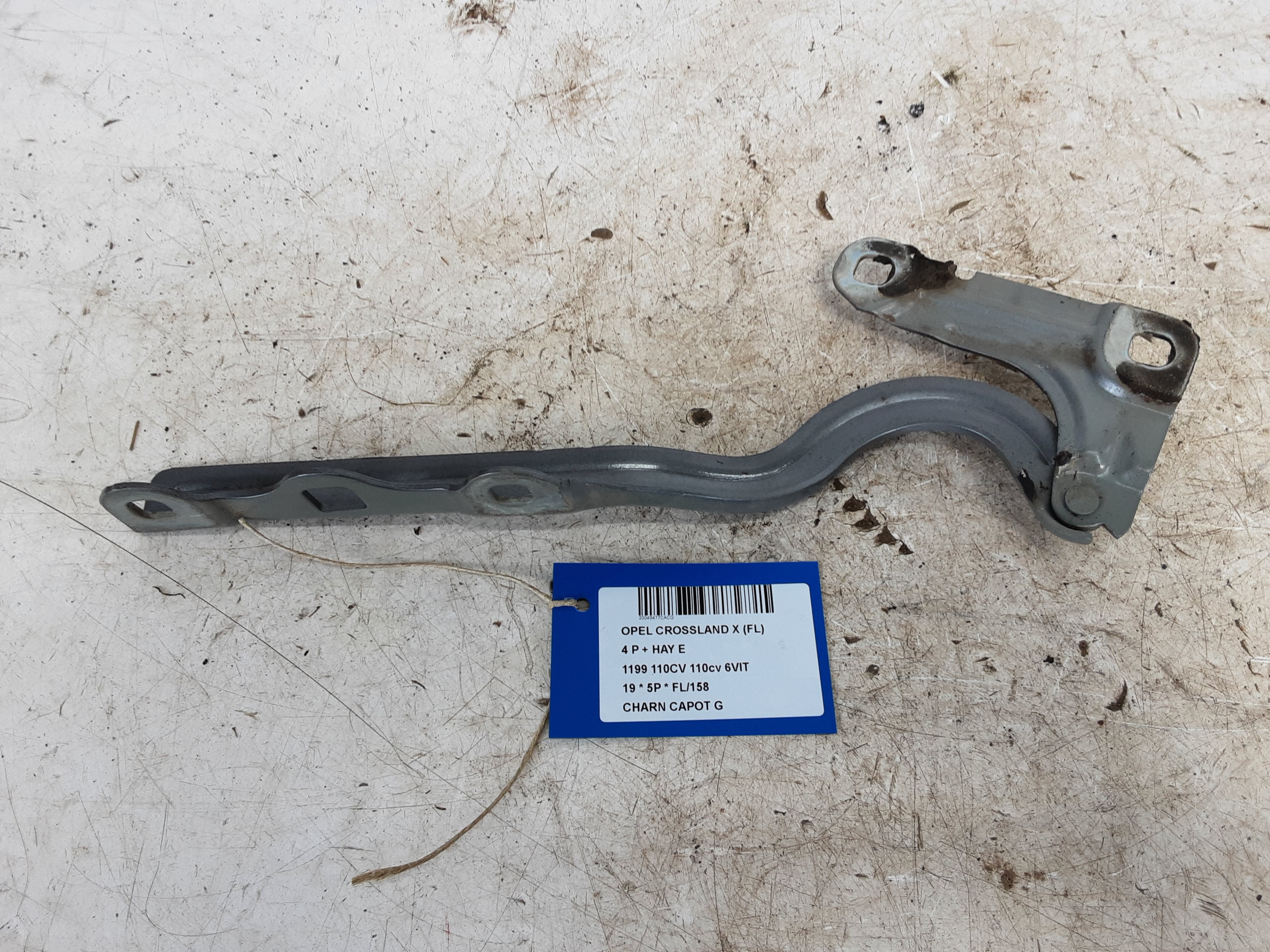 SCHARNIER MOTORKAP LINKS Opel CROSSLAND X 6/17+