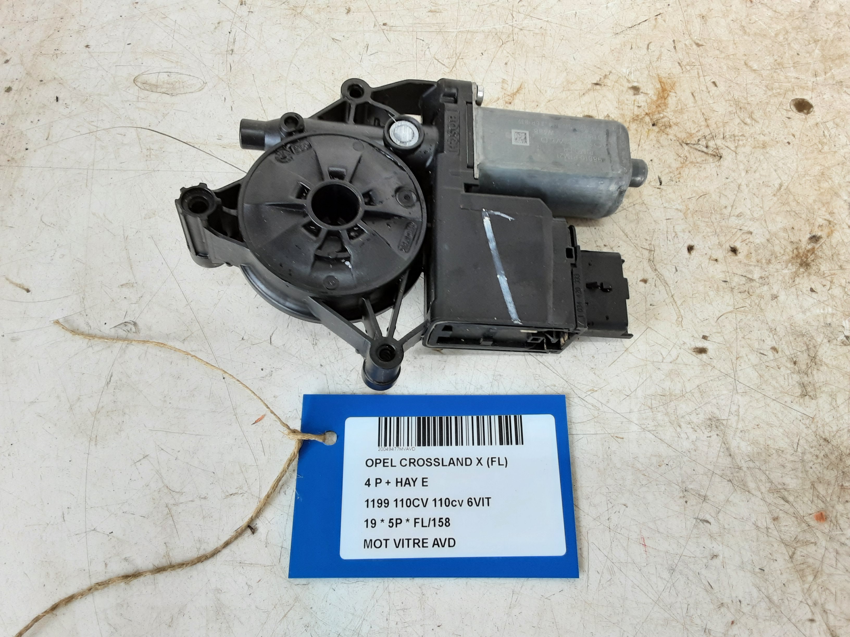 MOTOR RUITMECHANISME VOOR RECHTS Opel CROSSLAND X 6/17+