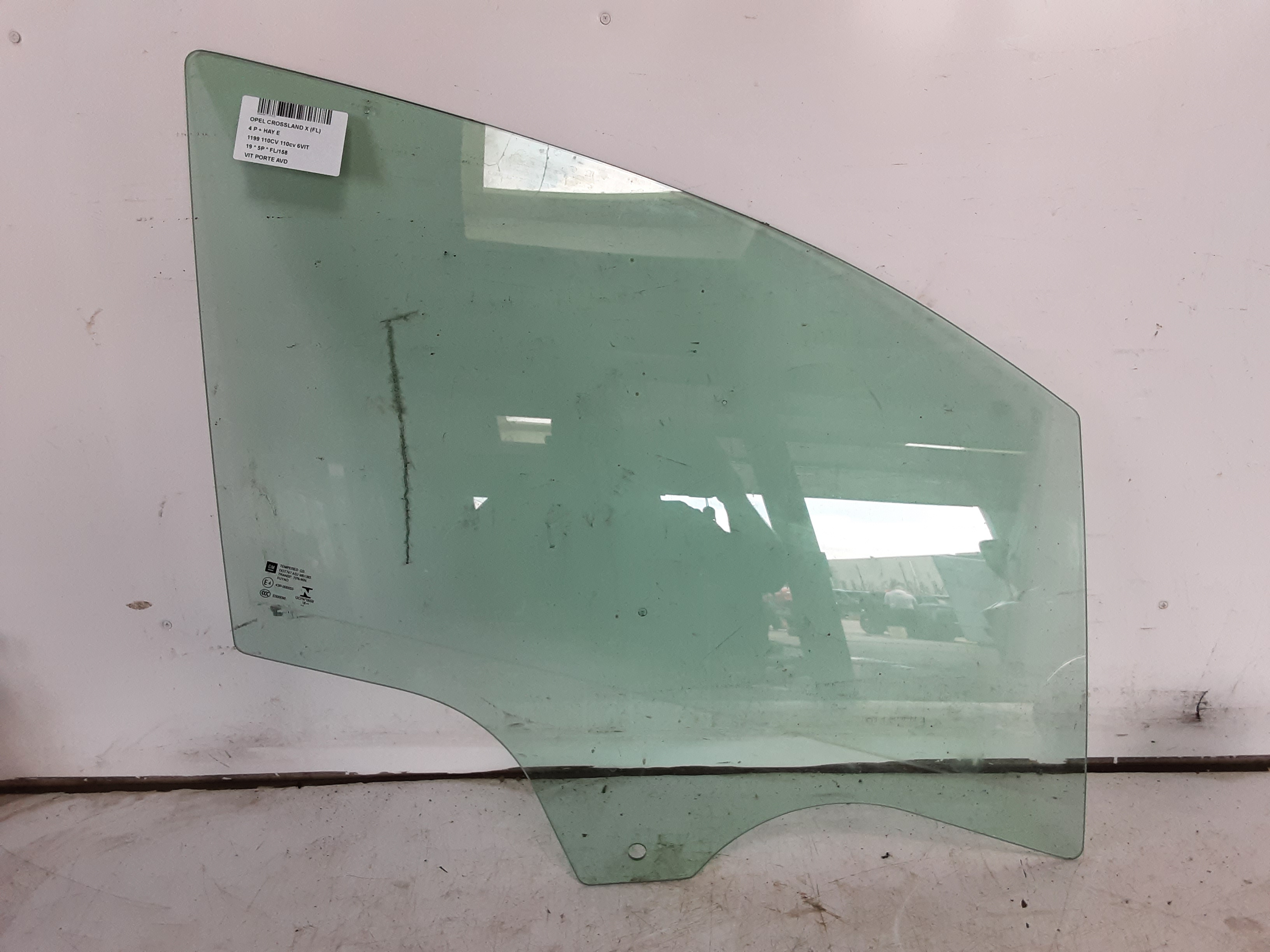 RUIT VOOR RECHTS Opel CROSSLAND X 6/17+