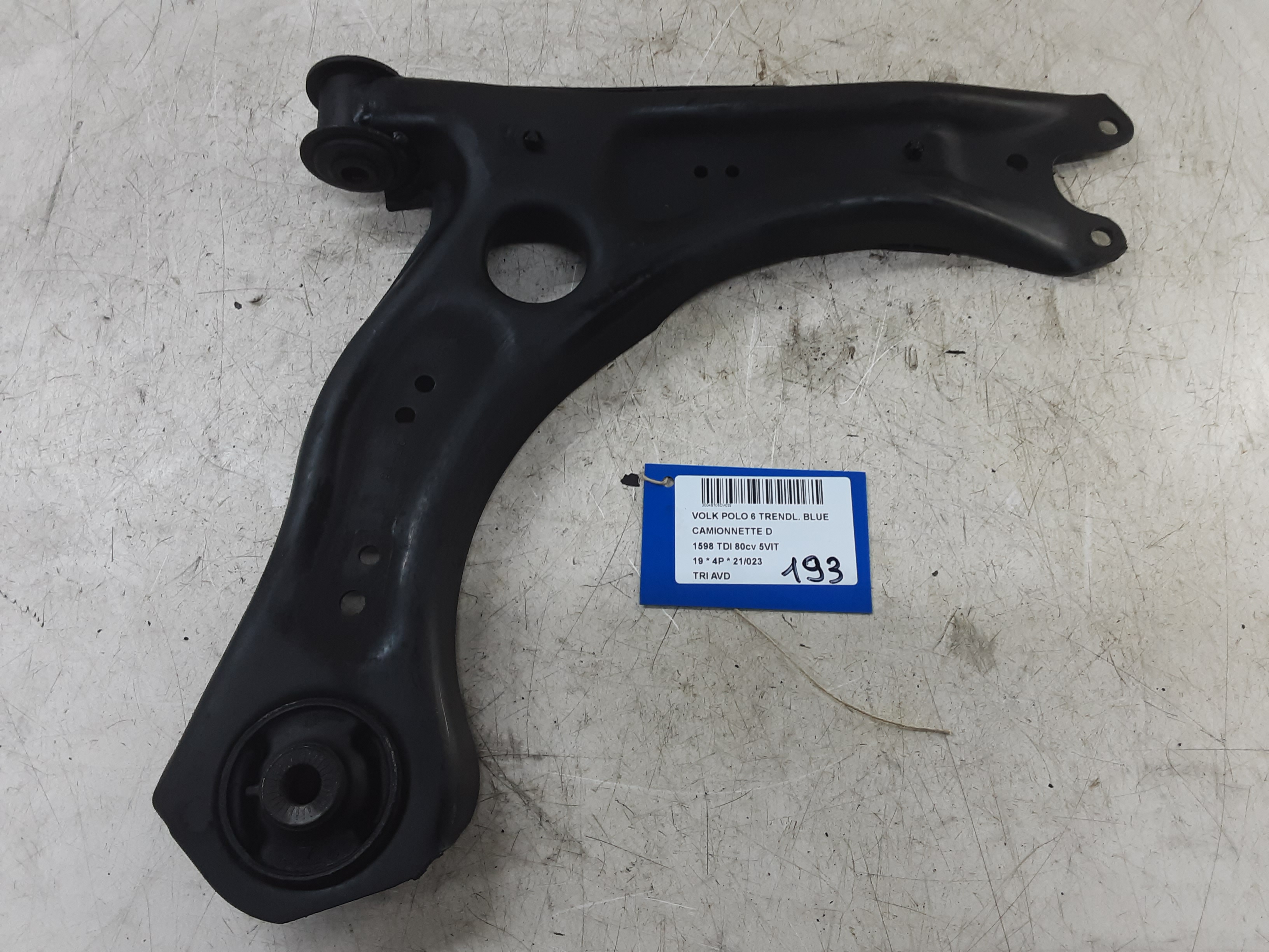 DRAAGARM VOOR RECHTS Vw POLO (AW/BZ) 10/17 - 9/21