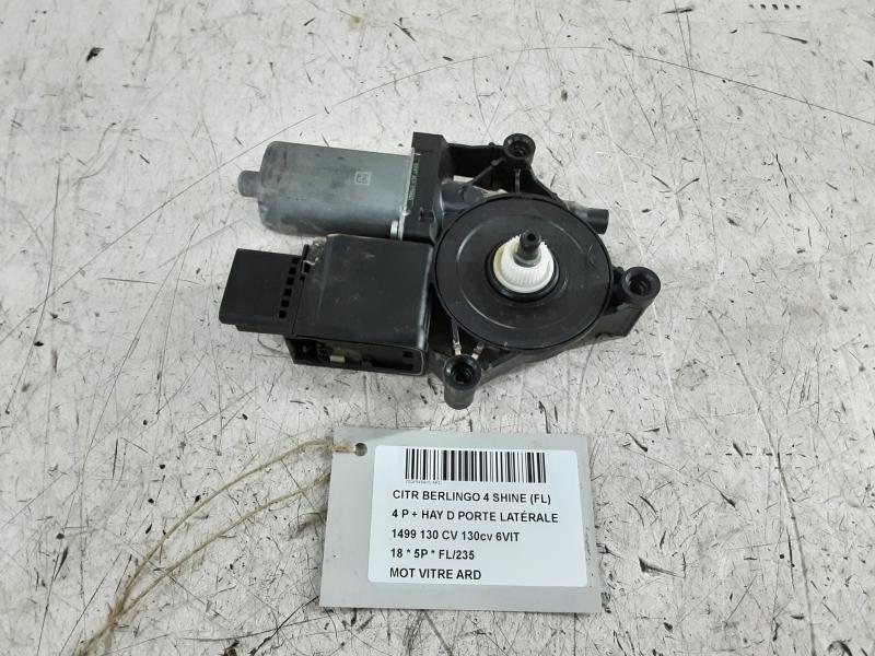 MOTOR RUITMECHANISME ACHTER RECHTS Citroen BERLINGO 9/18+