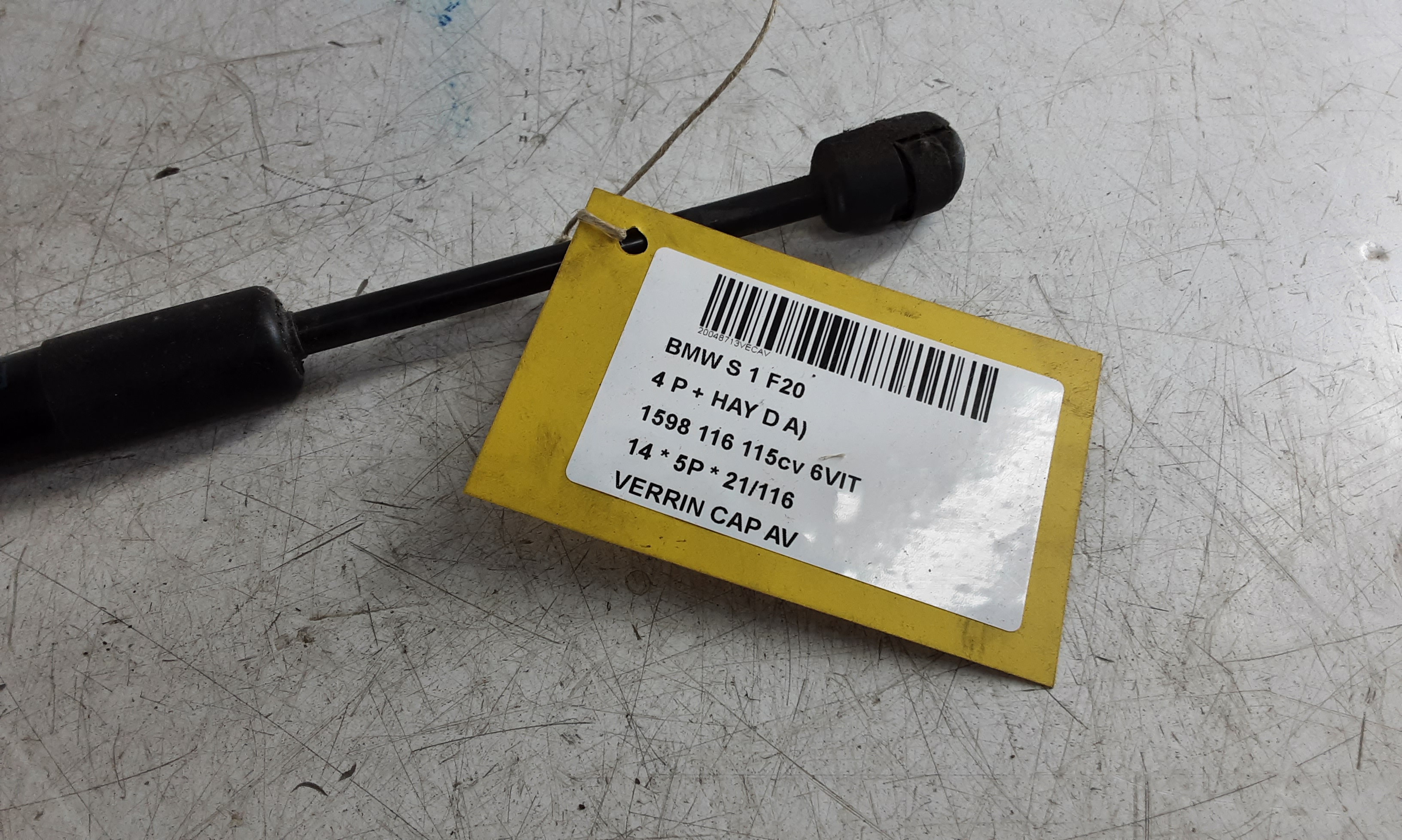 DRUKVEER MOTORKAP Bmw 1 F20/F21 9/11 - 15