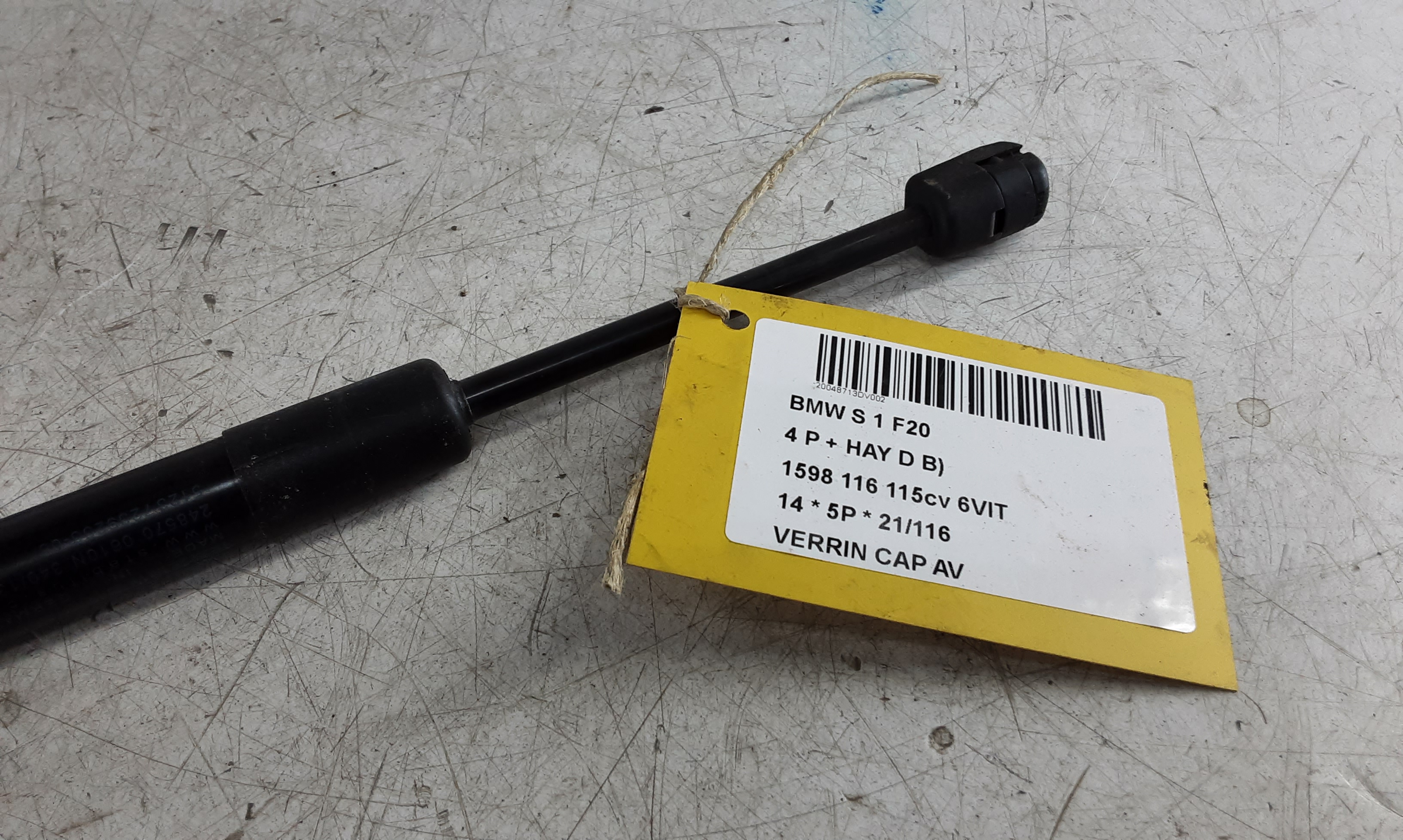 DRUKVEER MOTORKAP Bmw 1 F20/F21 9/11 - 15