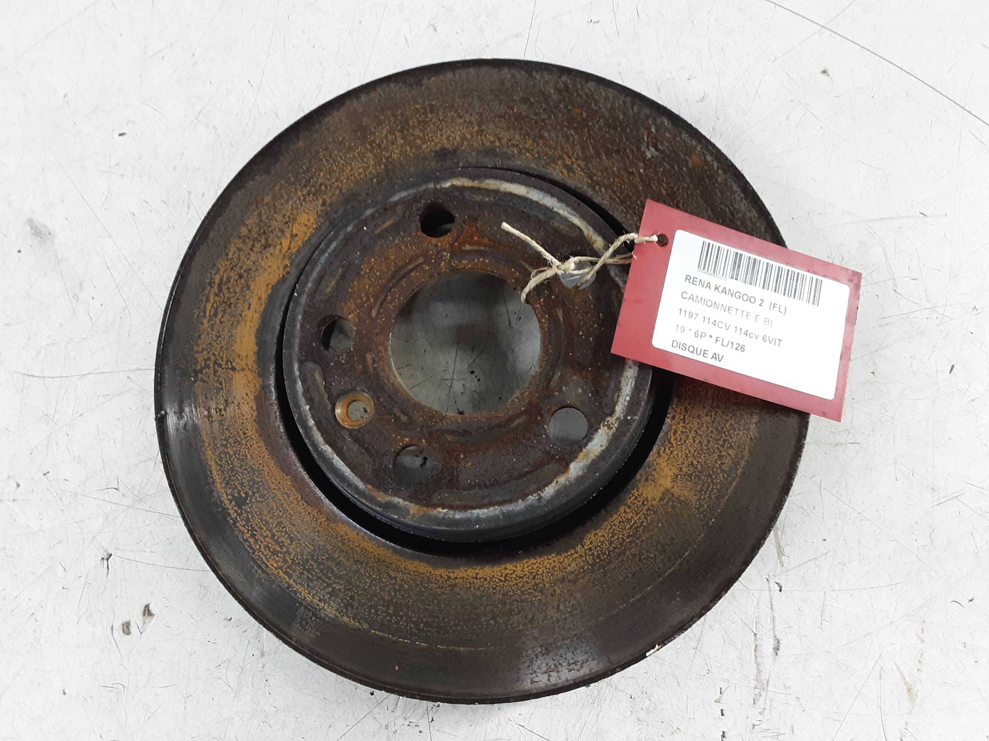 REMSCHIJF VOOR Renault KANGOO 6/13- 7/21
