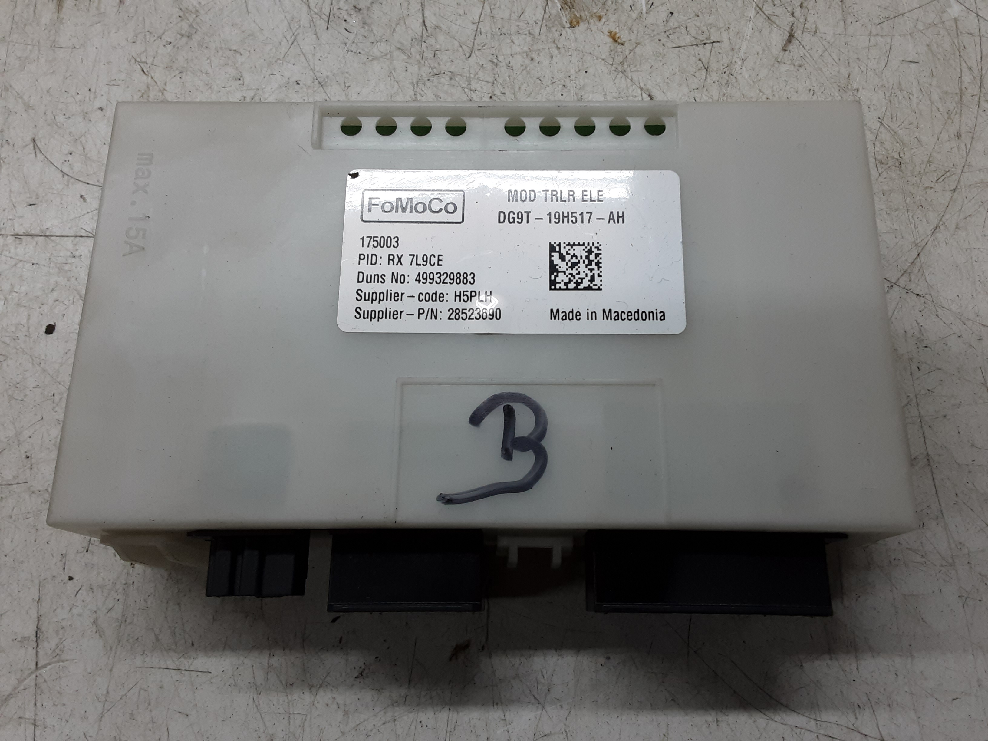 MODULE Ford RANGER (3) 10/15 - 2/19 FaceLift