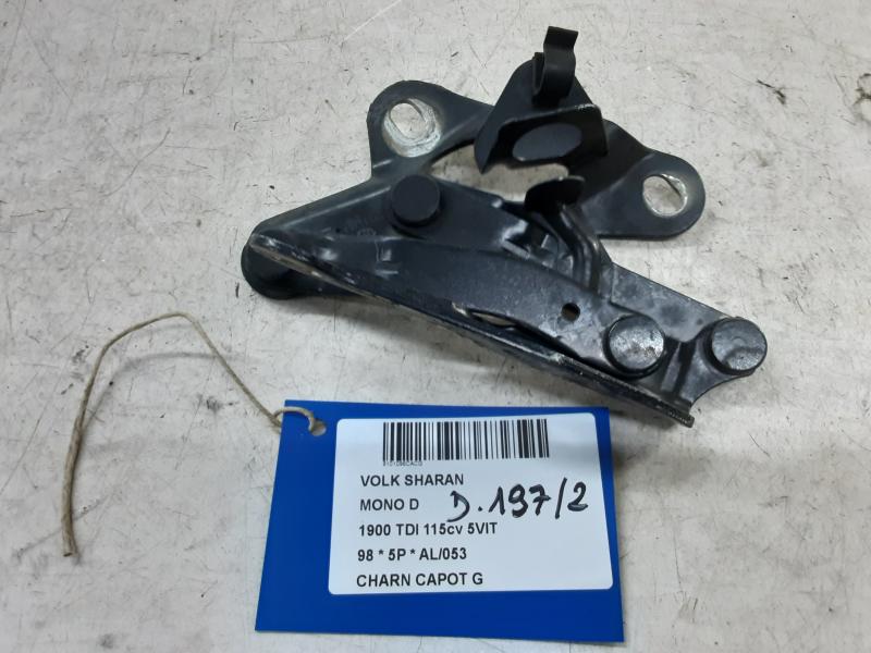 CHARNIERE DE CAPOT GAUCHE Vw SHARAN (1) 95 - 4/00