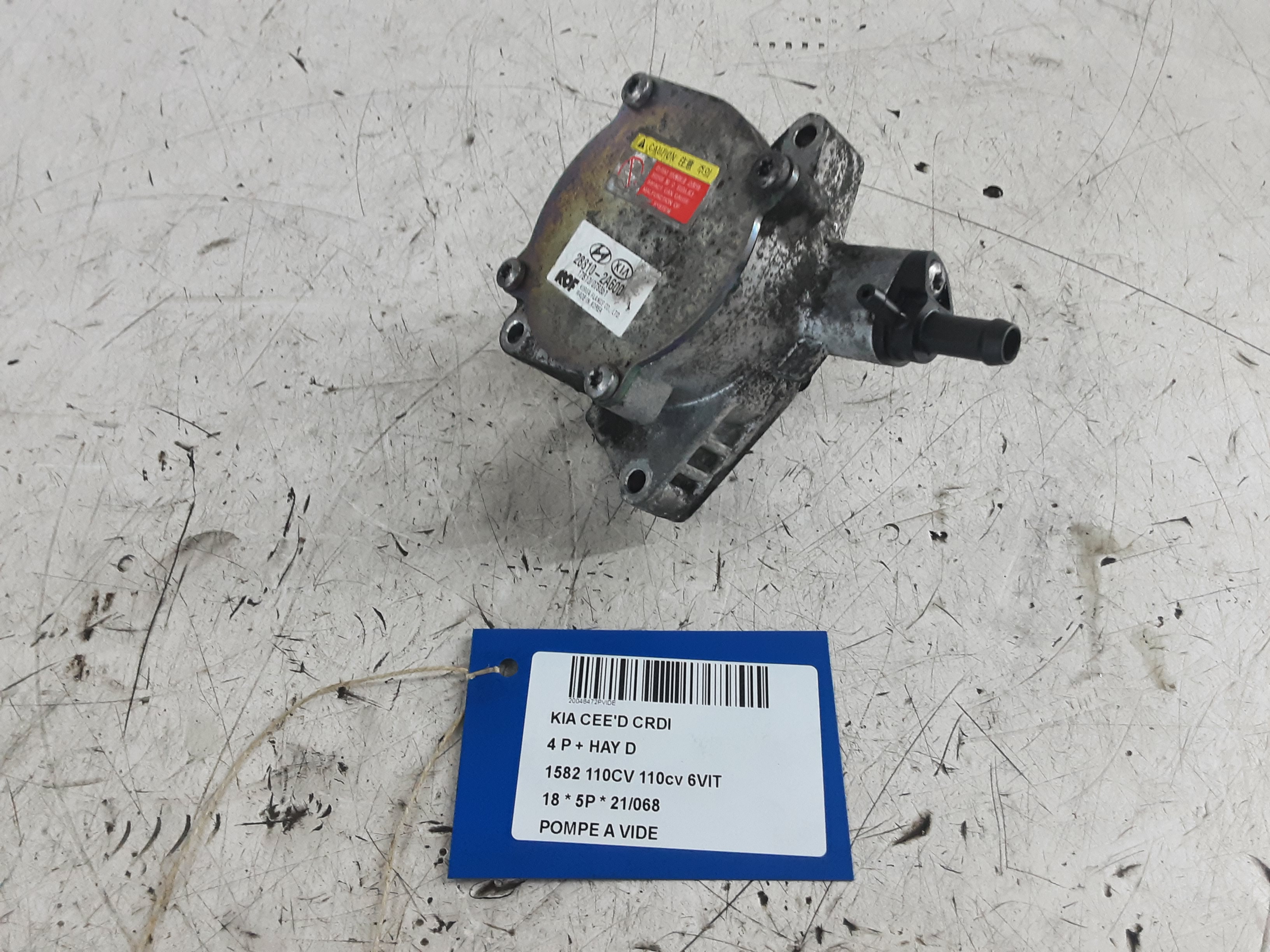 VACUUM POMP Kia CEED 07/18+