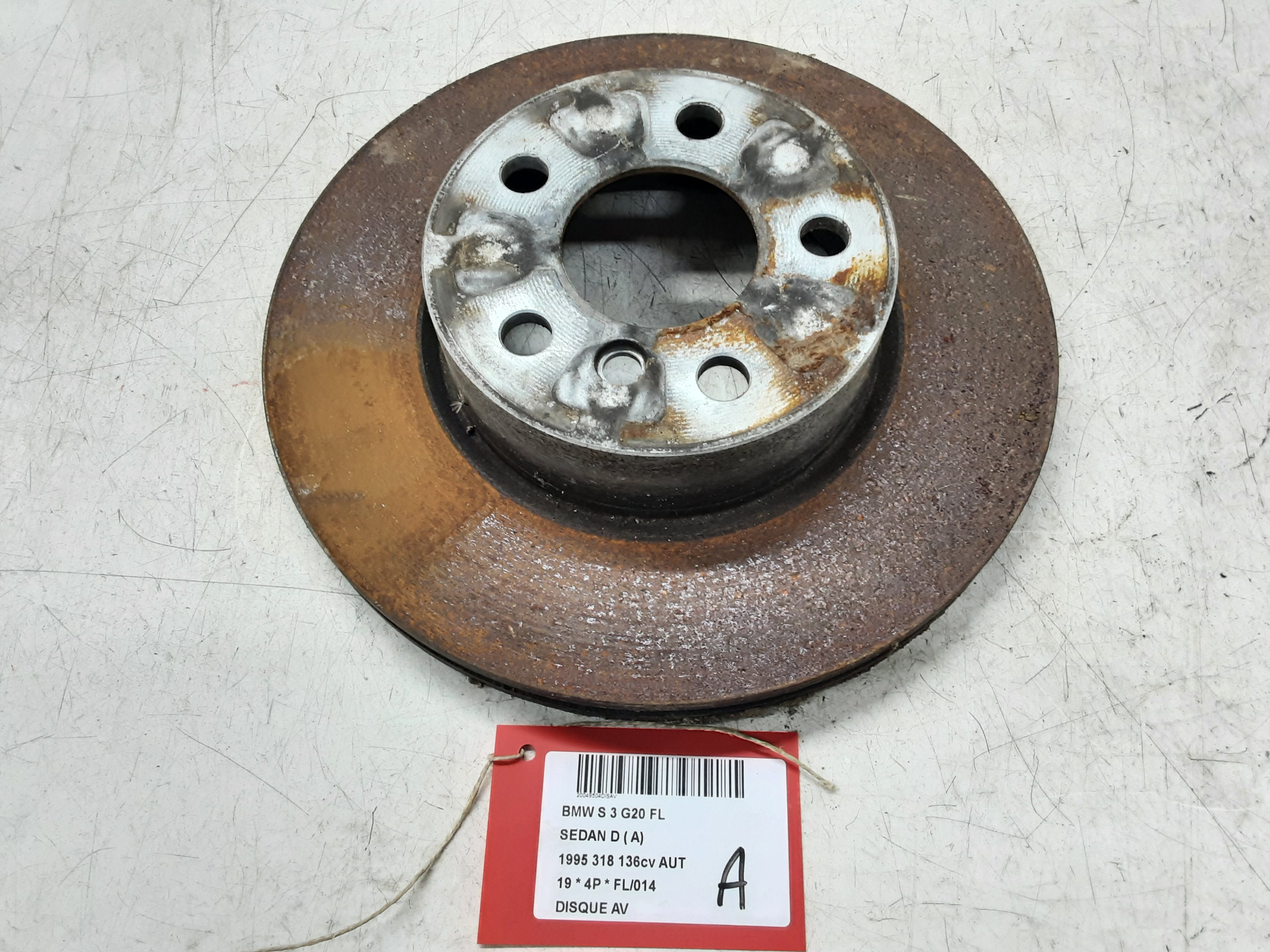 DISQUE AVANT Bmw 3 G20 BERLINE 10/18+