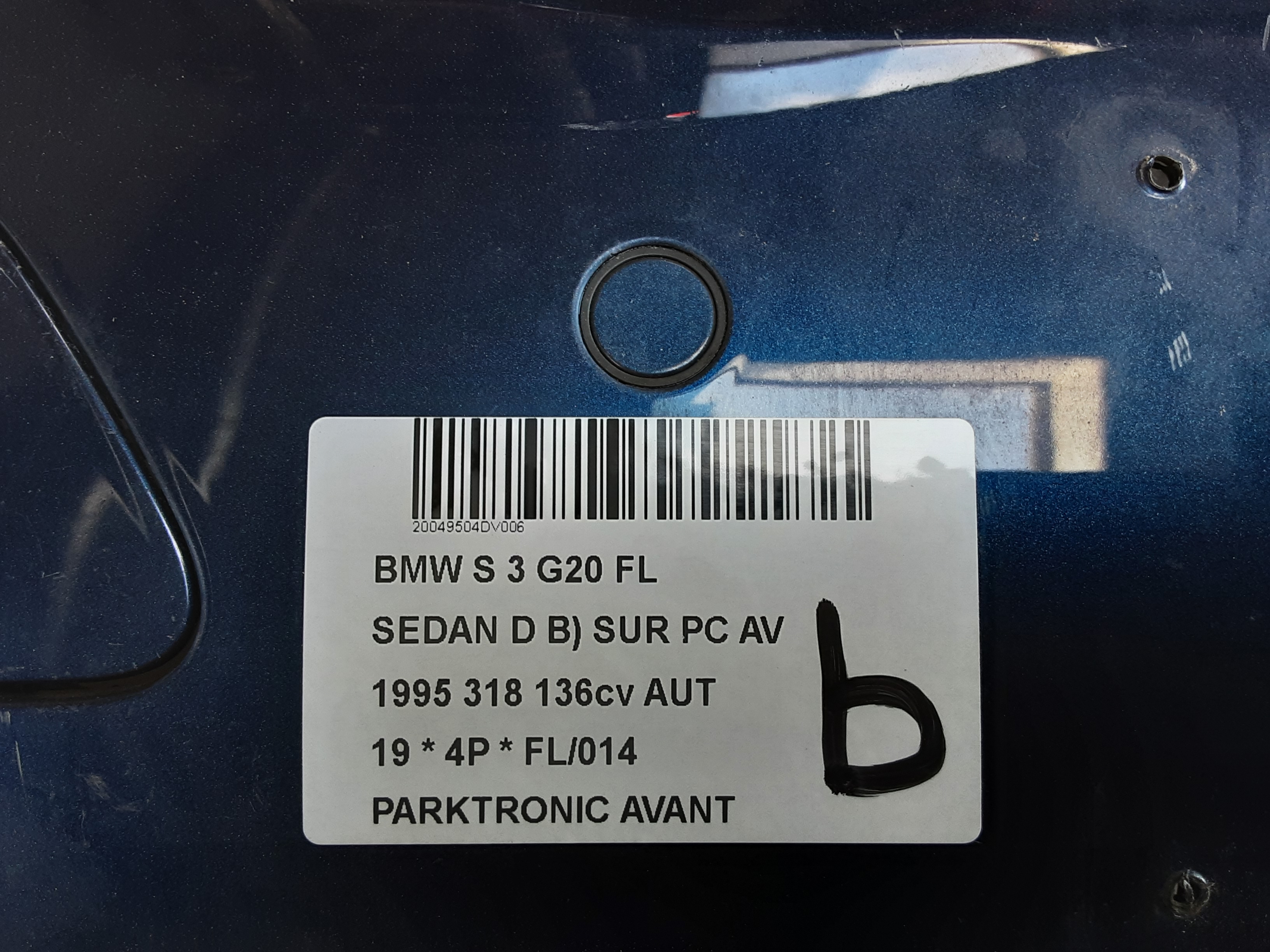 PARKEERSENSOREN VOOR Bmw 3 G20 BERLINE 10/18+