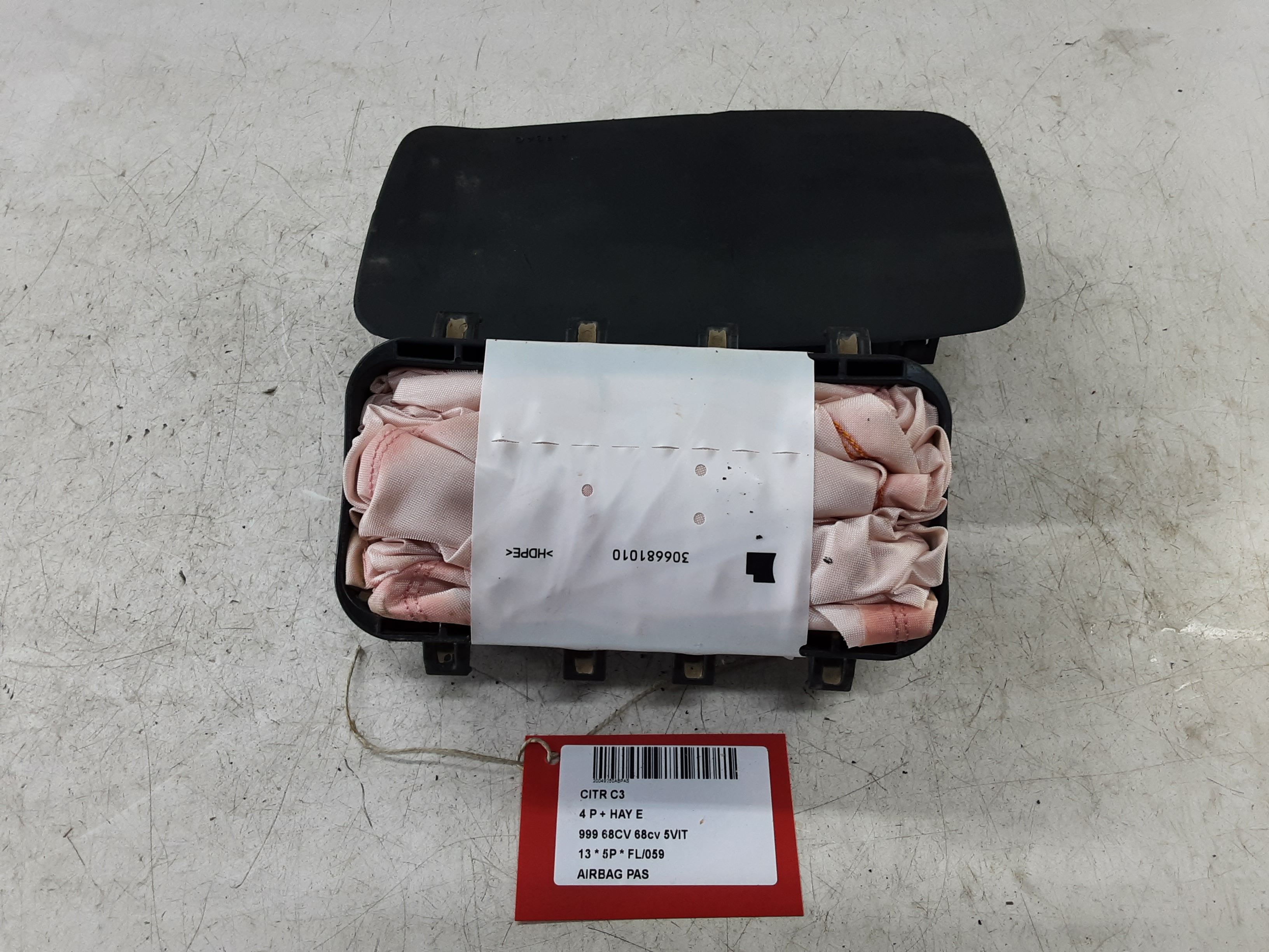 AIRBAG PASSAGIER Citroen C3 11/09 - 16