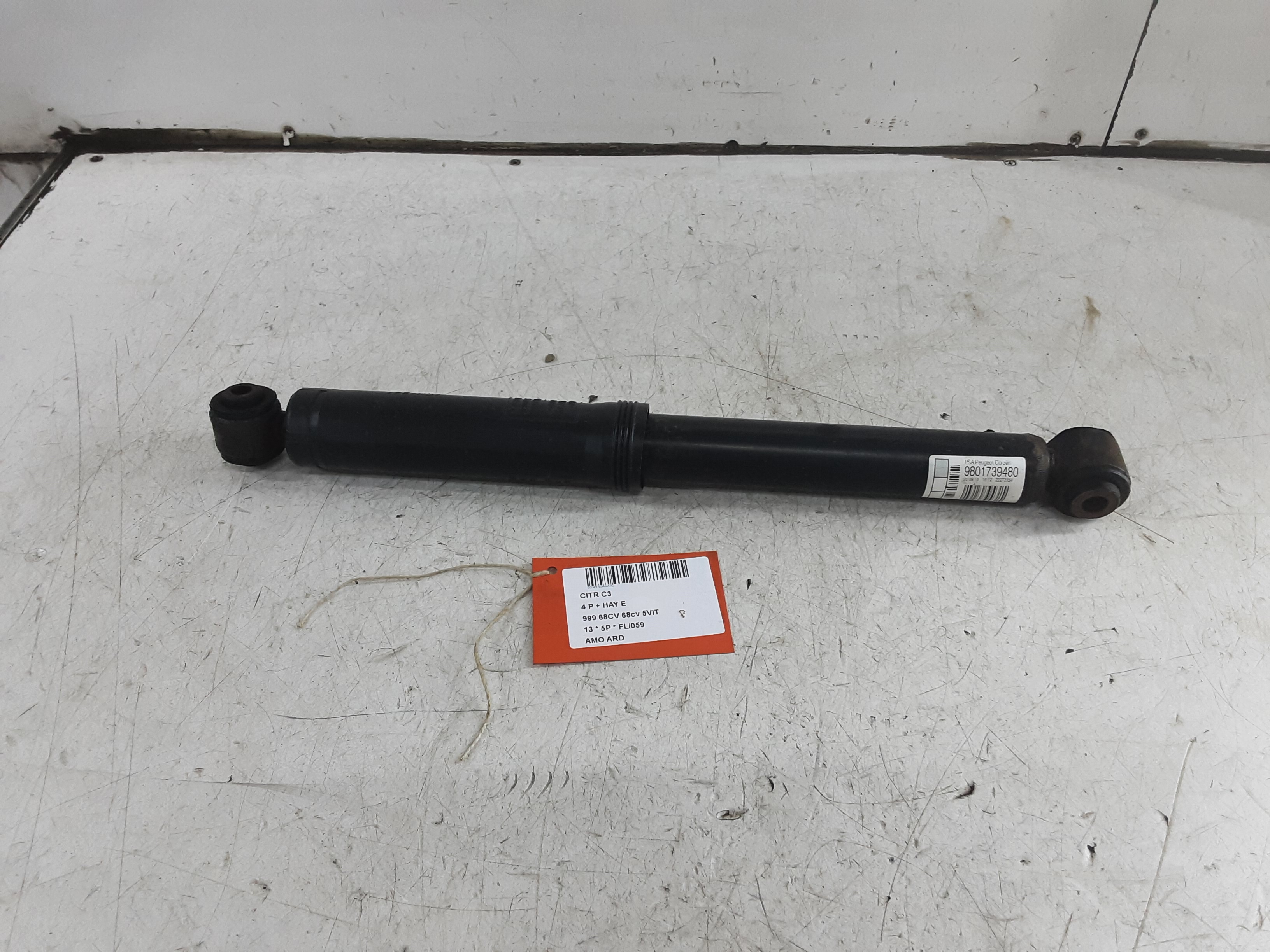 SCHOKBREKER ACHTER RECHTS Citroen C3 11/09 - 16