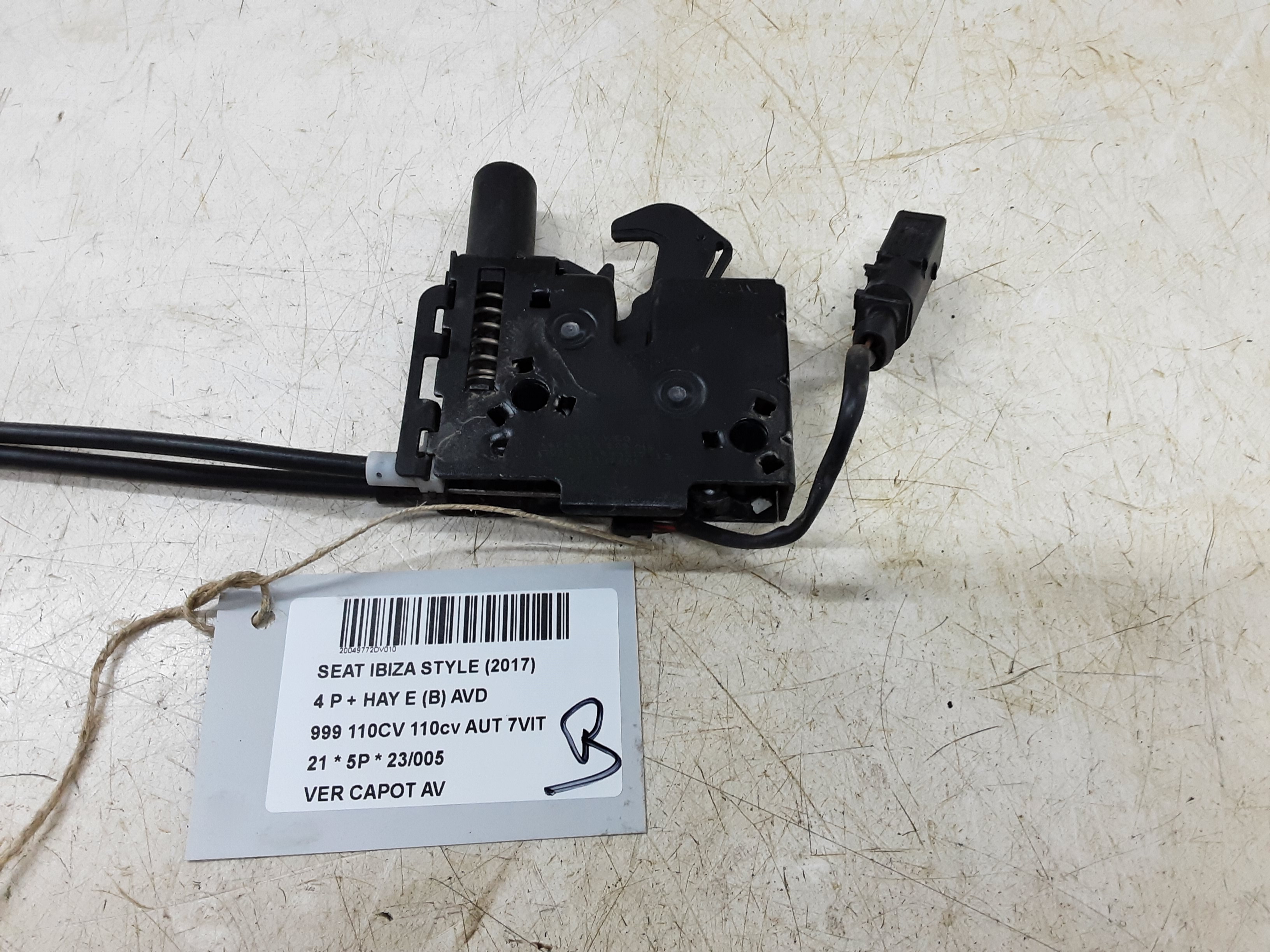 DRUKVEER MOTORKAP Seat IBIZA MK5 (6F/KJ1) 5/17 - 2021