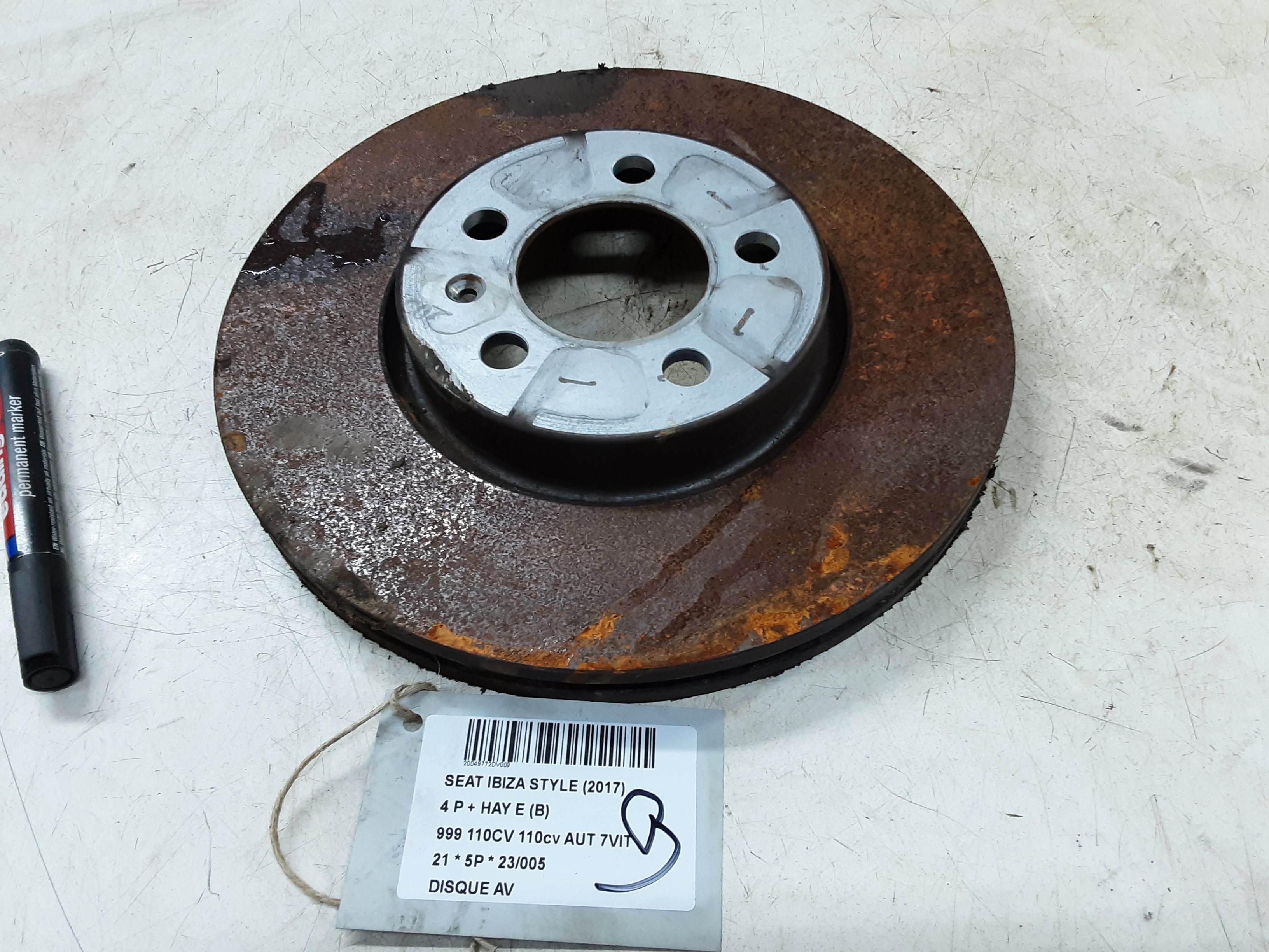 REMSCHIJF VOOR Seat IBIZA MK5 (6F/KJ1) 5/17 - 2021