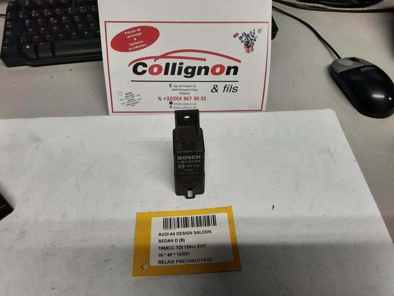 RELAIS DE PRECHAUFFAGE Audi A4 10/15 - 2019