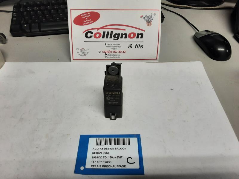 RELAIS DE PRECHAUFFAGE Audi A4 10/15 - 2019