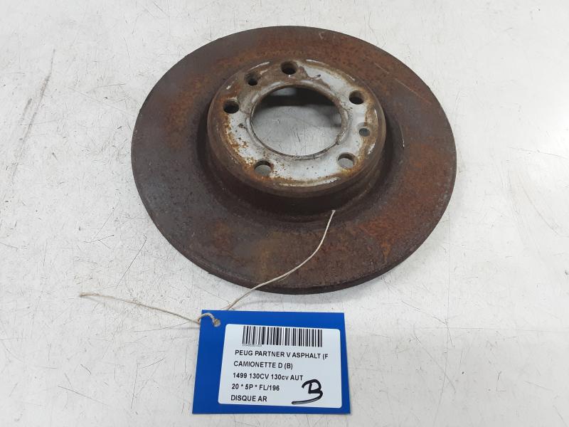 REAR BRAKE DISC Peugeot PARTNER 9/18+