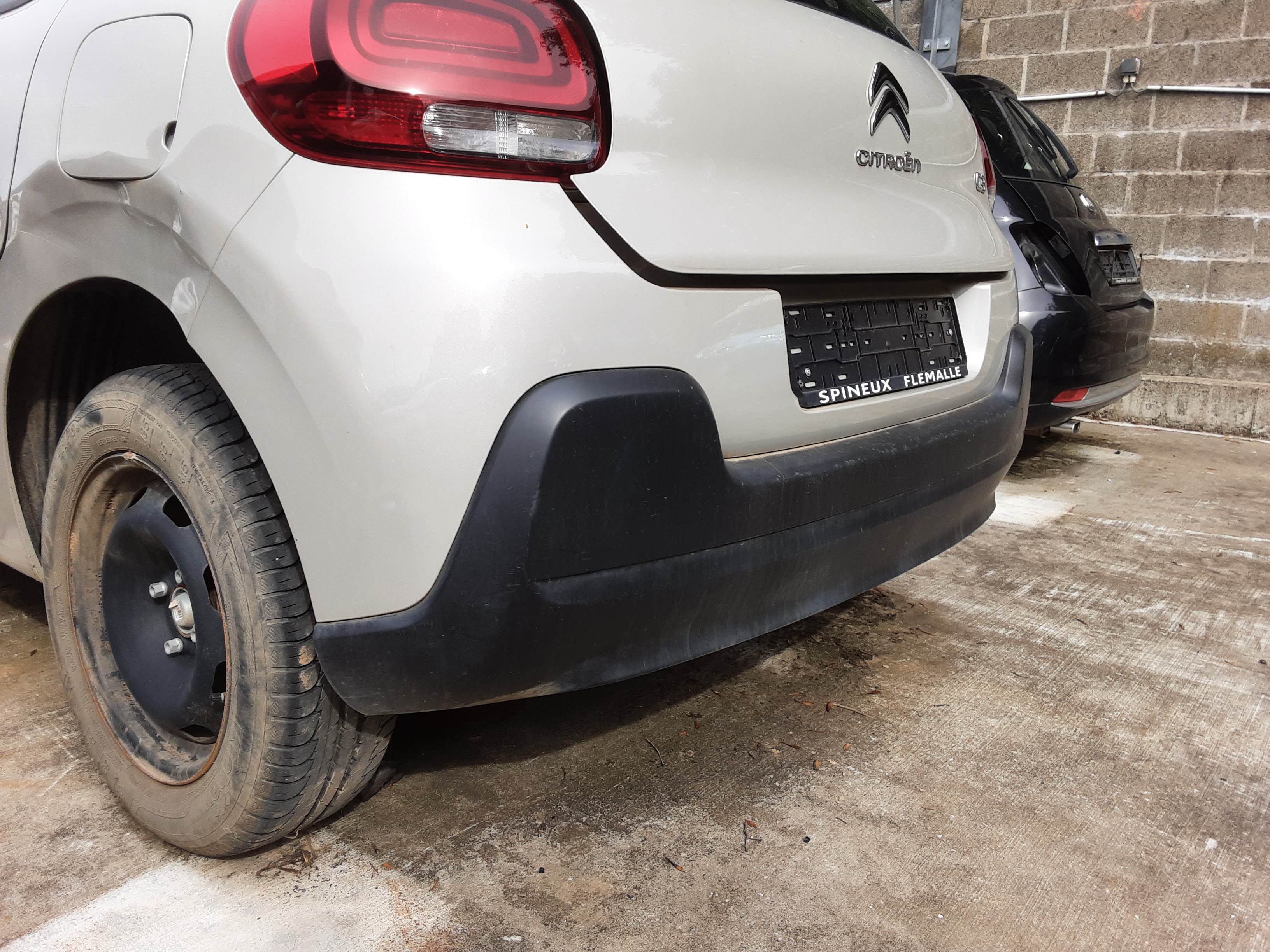 PARE-CHOCS ARRIERE Citroen C3 (III) 10/16-9/20