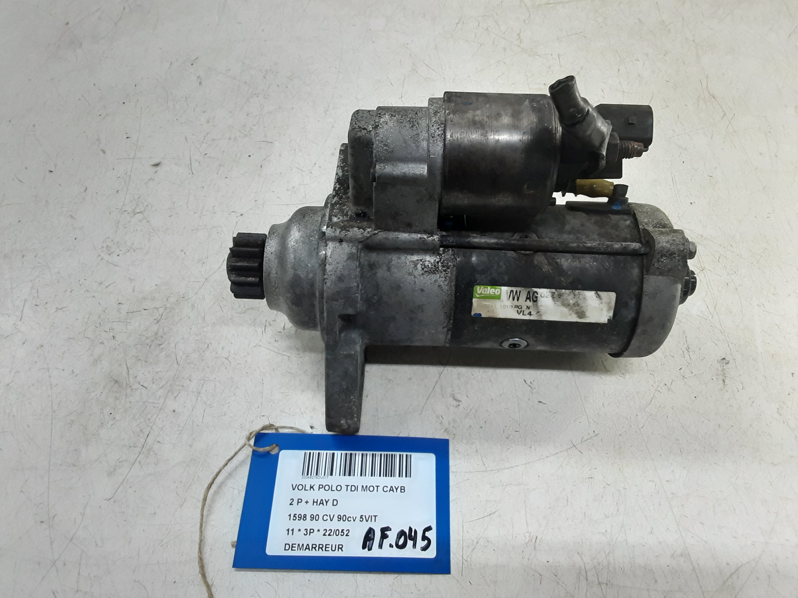 DEMARREUR Vw POLO (6R) 6/09 - 4/14