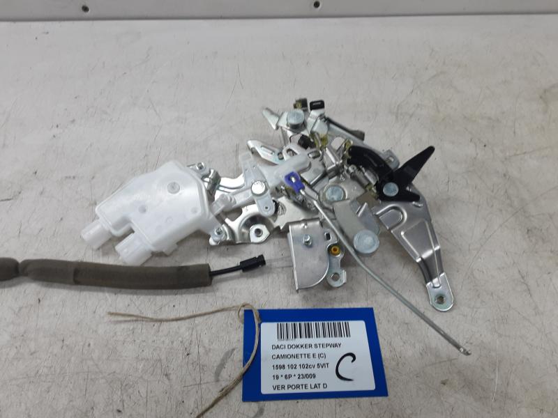 VERGRENDELING SCHUIFDEUR RECHTS Dacia DOKKER 3/12+