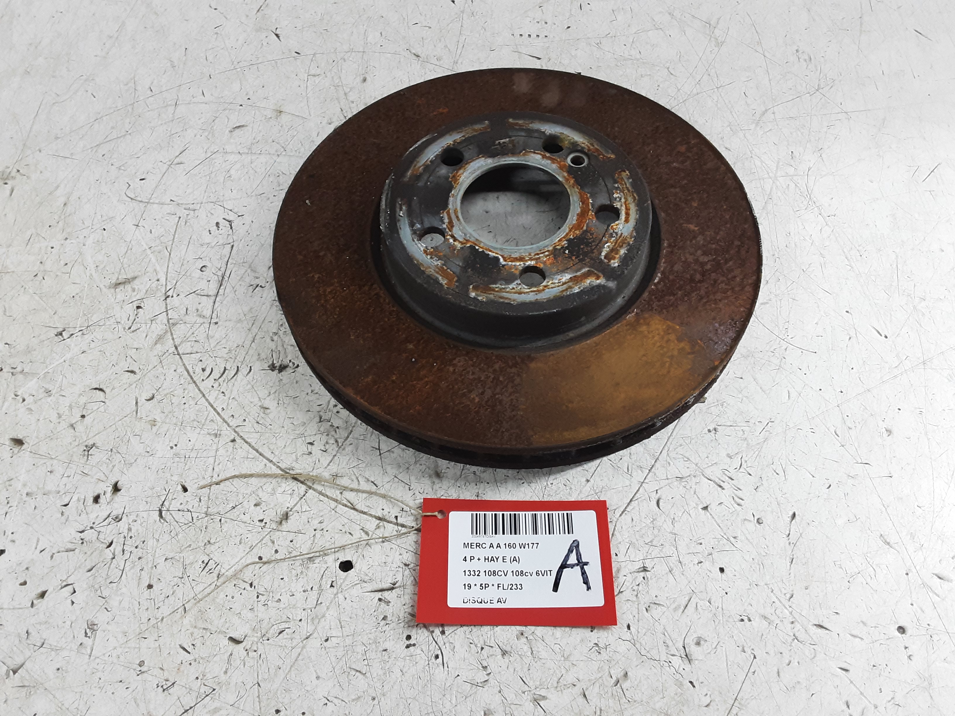 REMSCHIJF VOOR Mercedes-Benz A W177 18 - 2/23