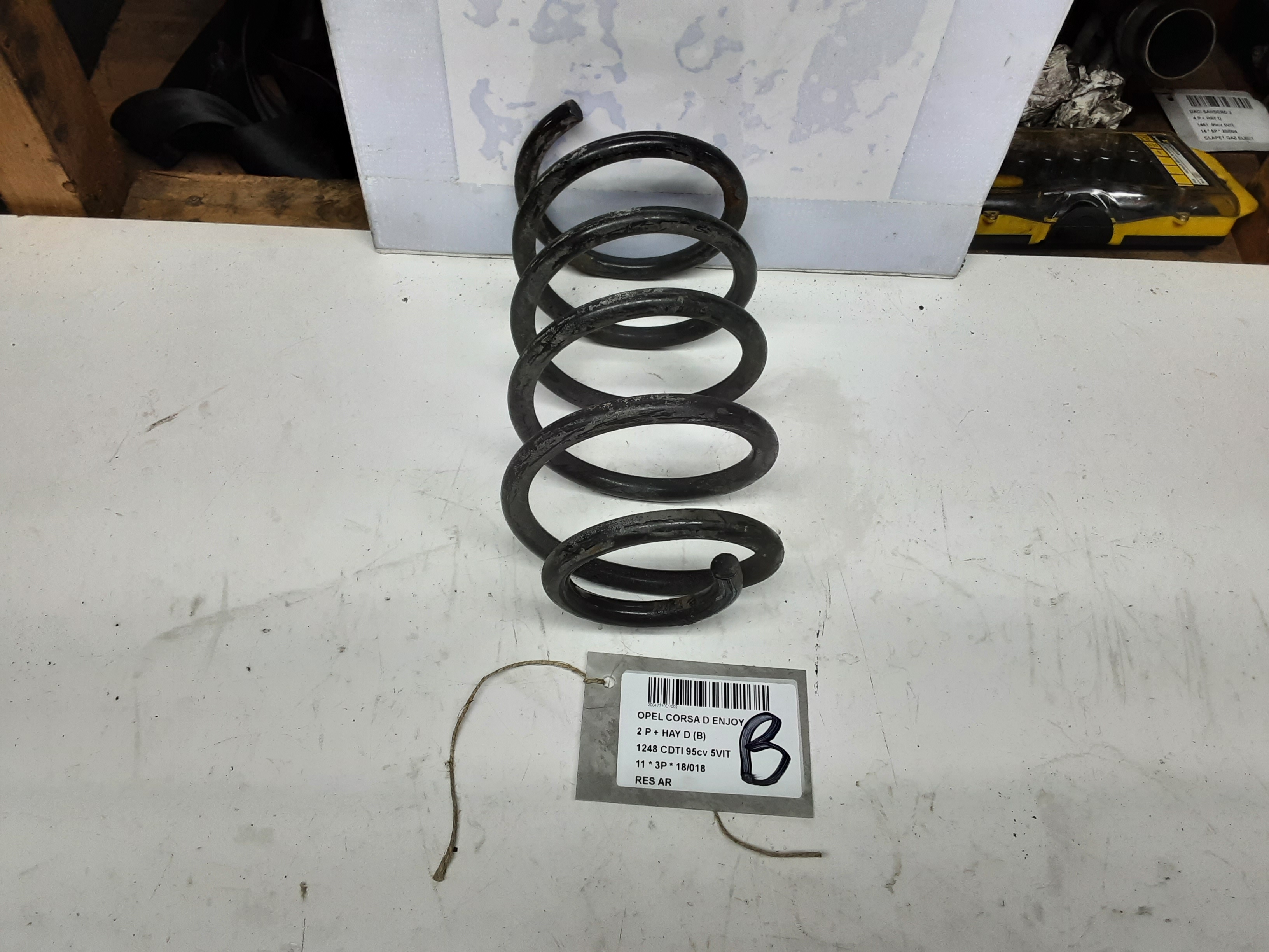 RESSORT ARRIERE Opel CORSA D 01/11 - 15