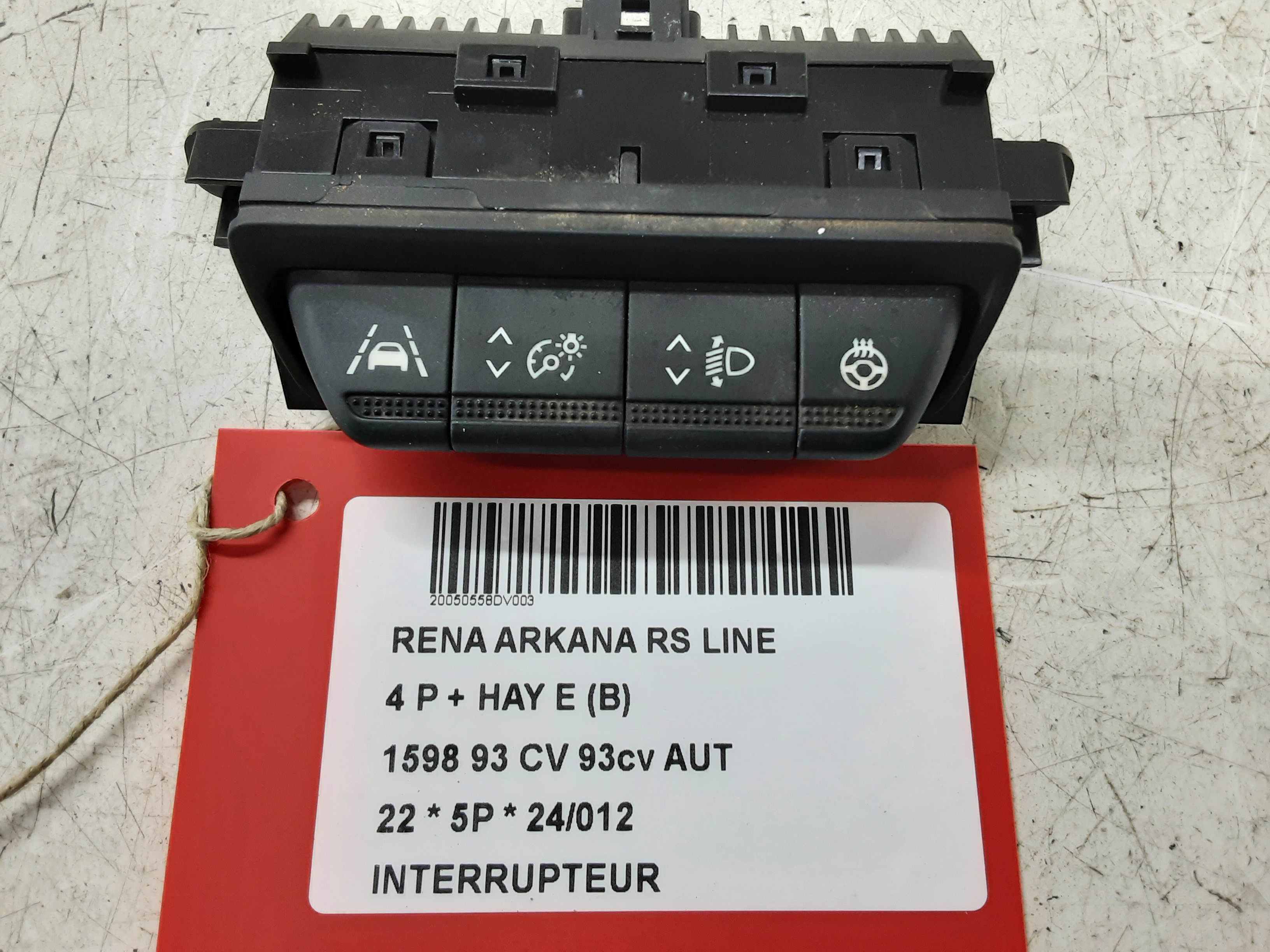 SCHAKELAAR Renault ARKANA 3/21 +