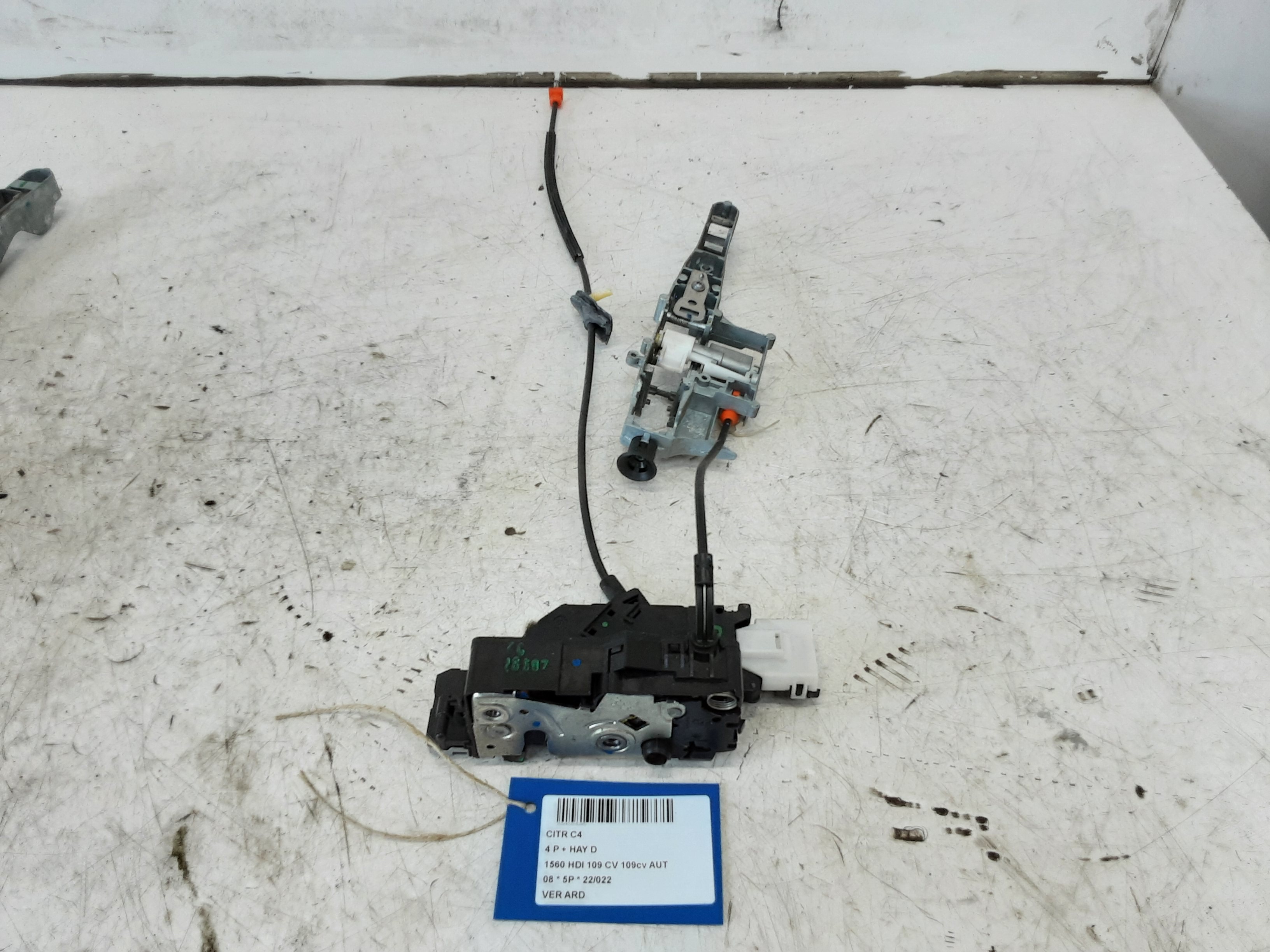 VERROUILLAGE DE PORTE ARRIERE DROITE Citroen C4 GR. PICASSO 06 - 13