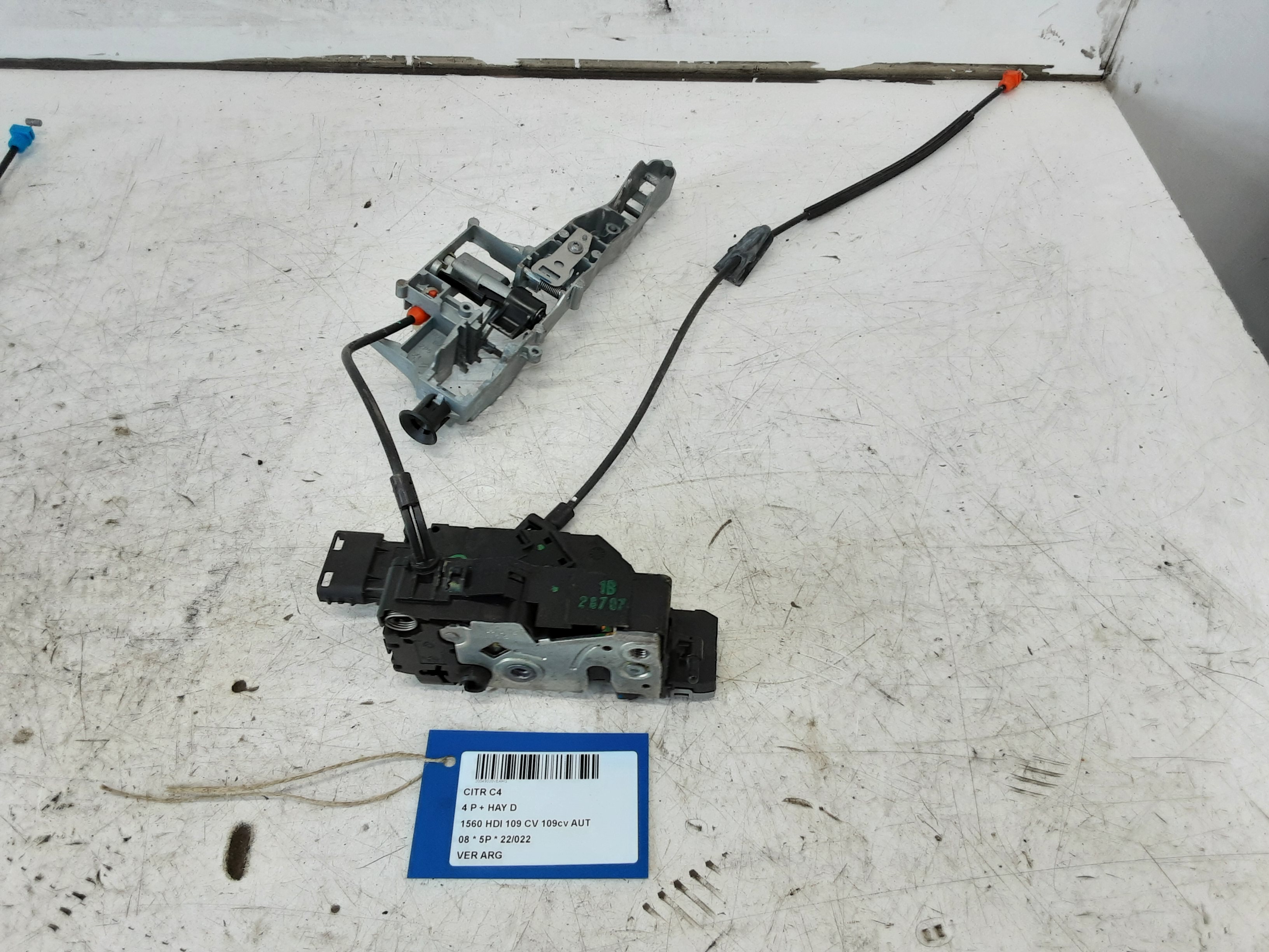VERROUILLAGE DE PORTE ARRIERE GAUCHE Citroen C4 GR. PICASSO 06 - 13