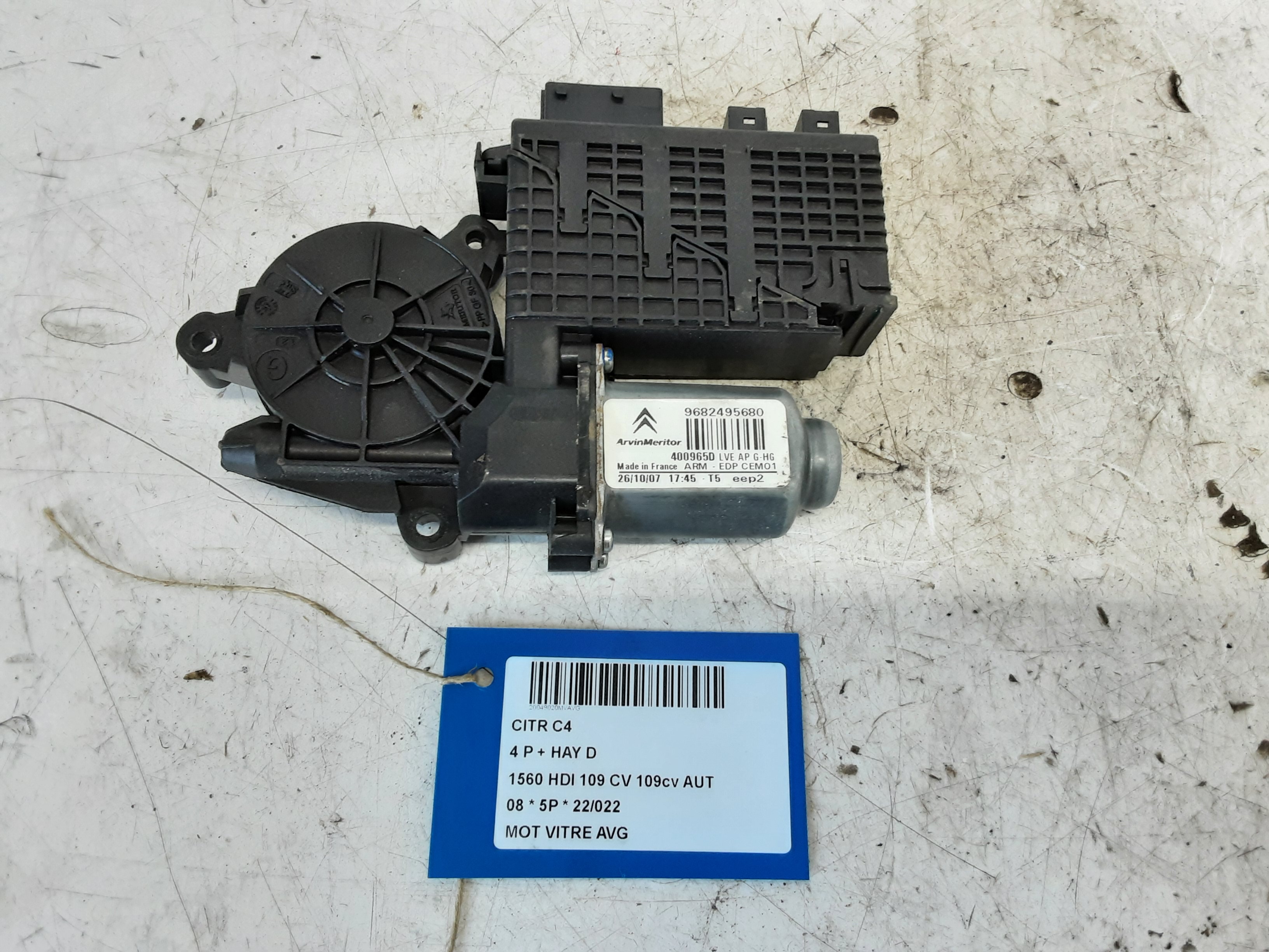 MOTOR RUITMECHANISME VOOR LINKS Citroen C4 GR. PICASSO 06 - 13
