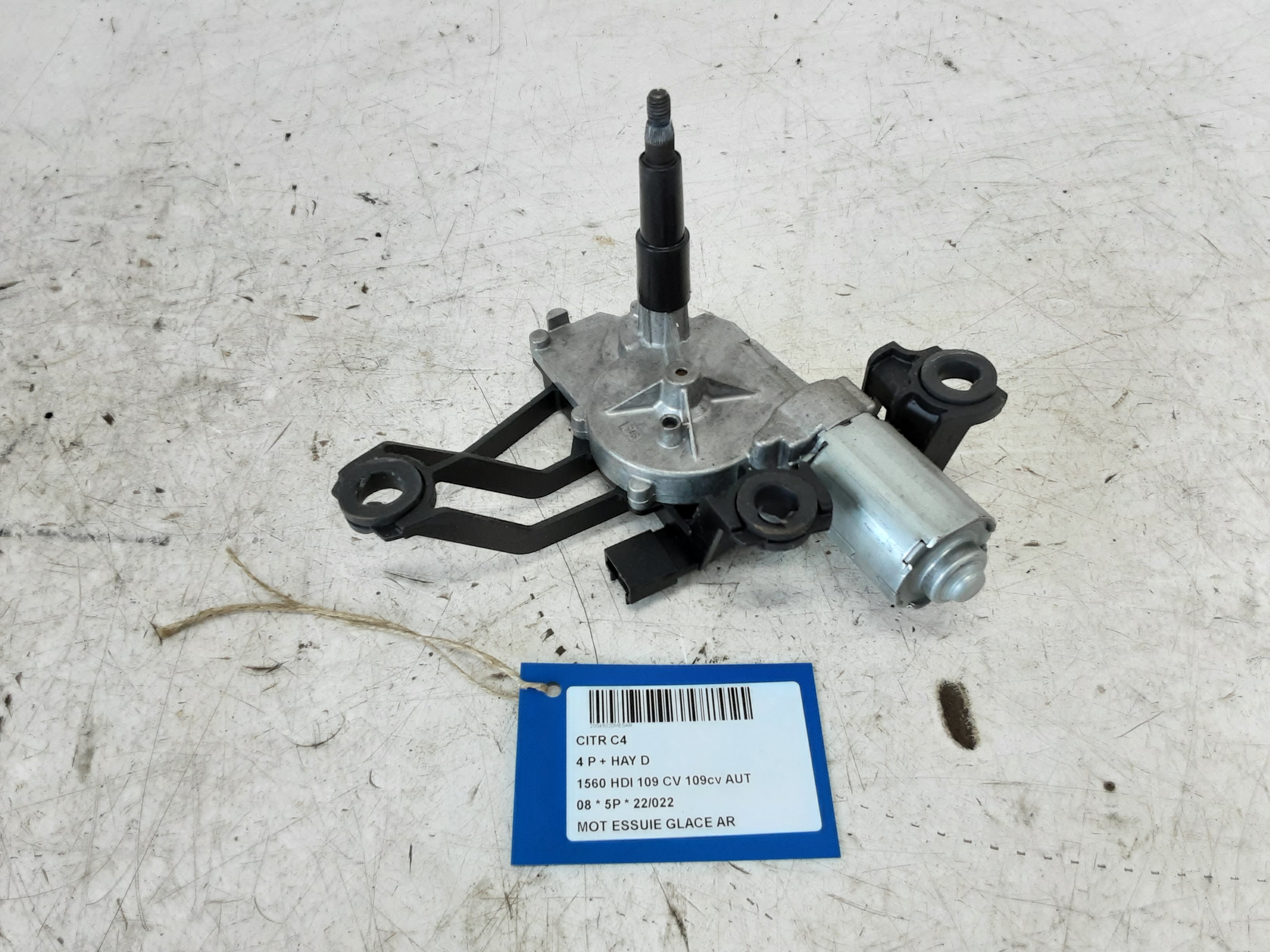 MOTEUR D&#039;ESSUIE-GLACE ARRIERE Citroen C4 GR. PICASSO 06 - 13