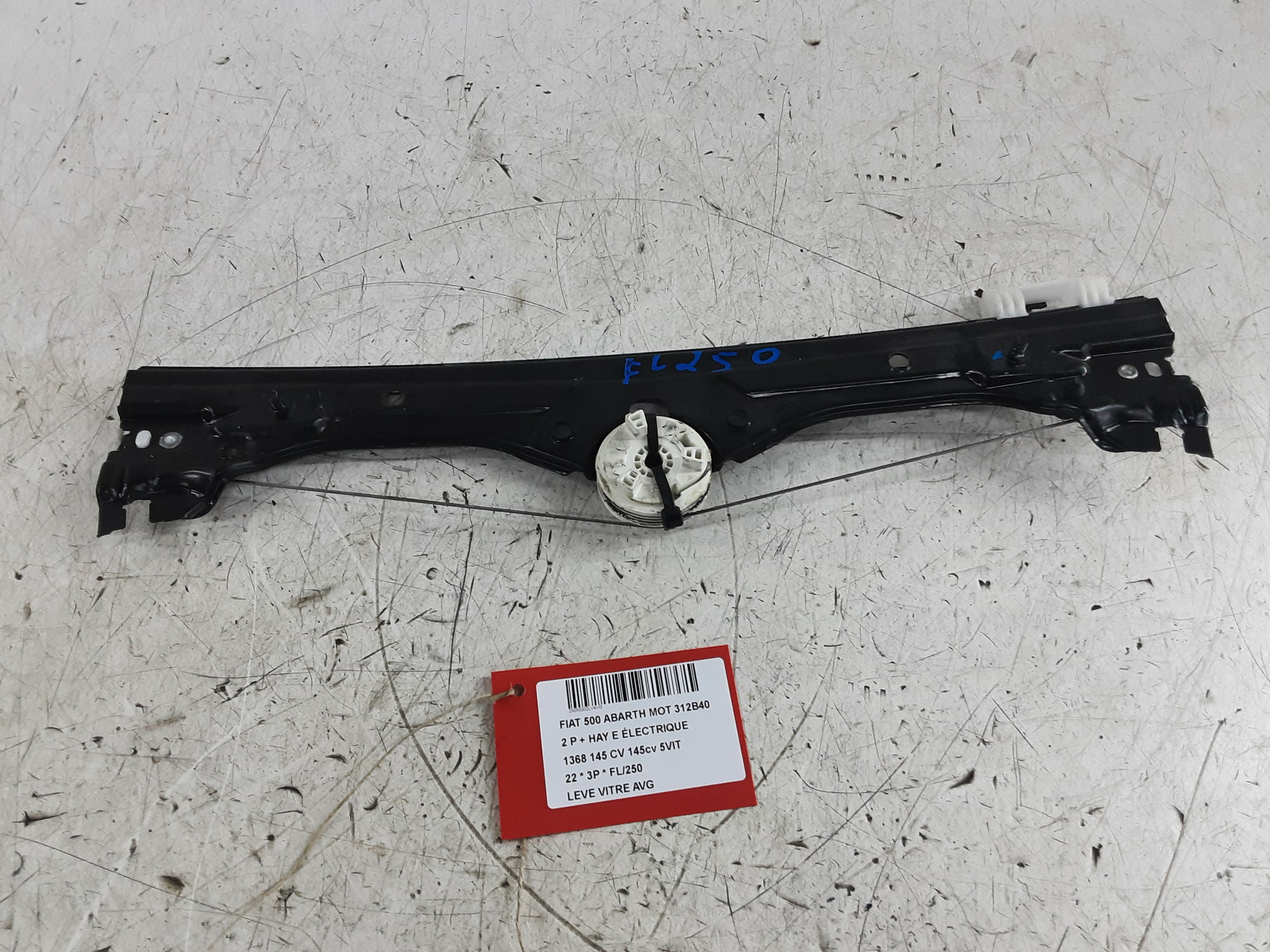 RUITMECHANISME VOOR LINKS Fiat 500 7/15+
