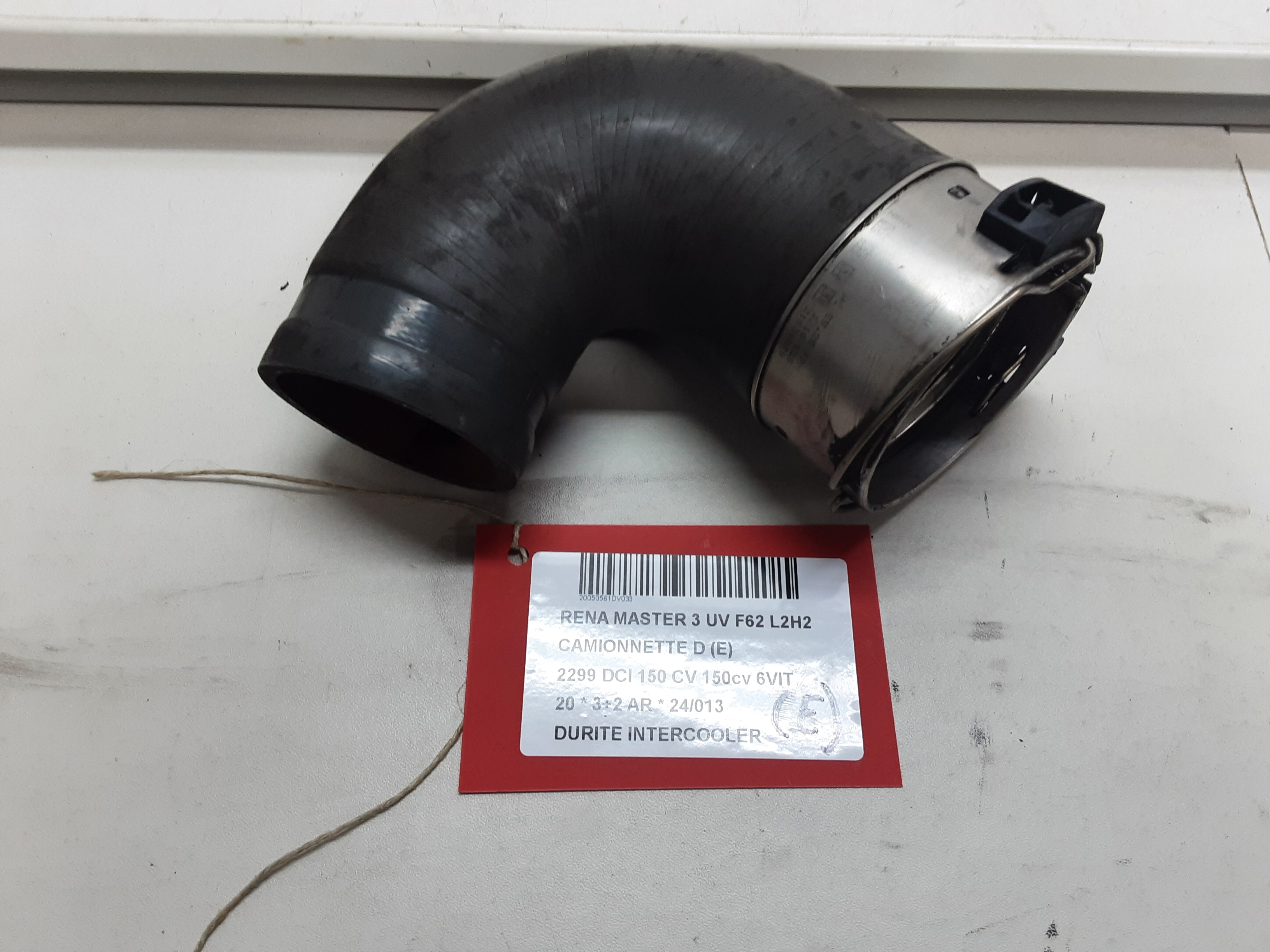 DURITE INTERCOOLER Renault MASTER 8/19+