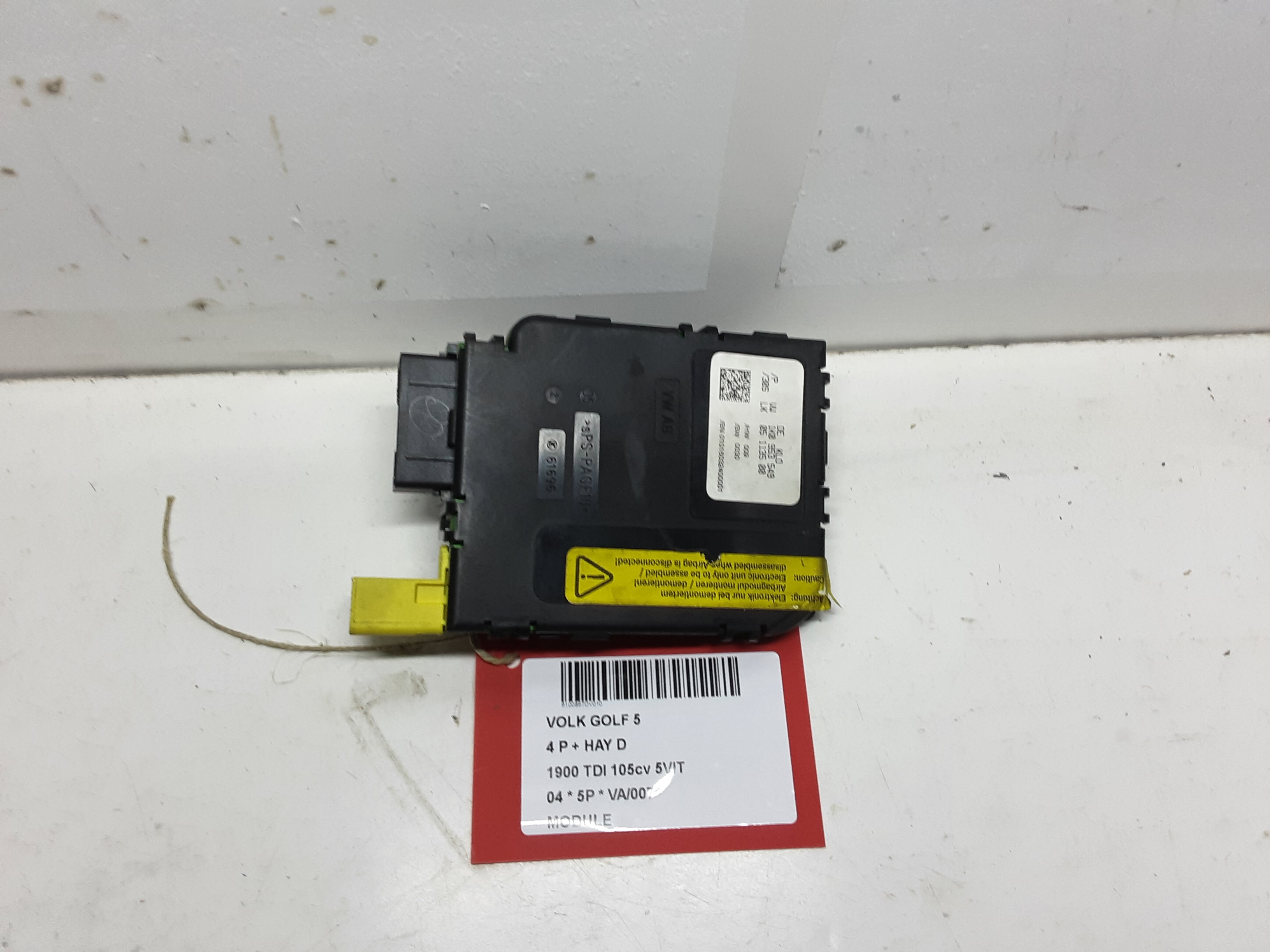 MODULE Vw GOLF V 11/03 - 08