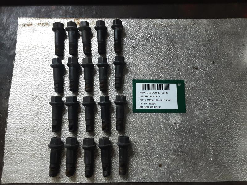 KIT BOULON ROUE Mercedes-Benz GLE W166/C292 15 - 19