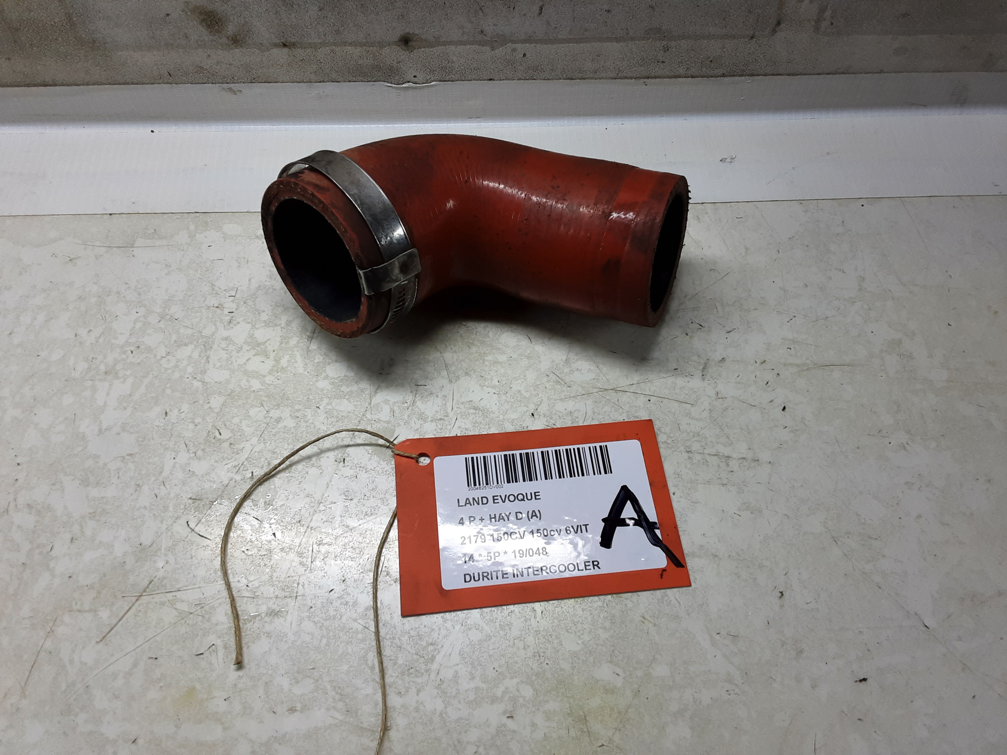 INTERCOOLER SLANG Land Rover EVOQUE 06/11 - 19