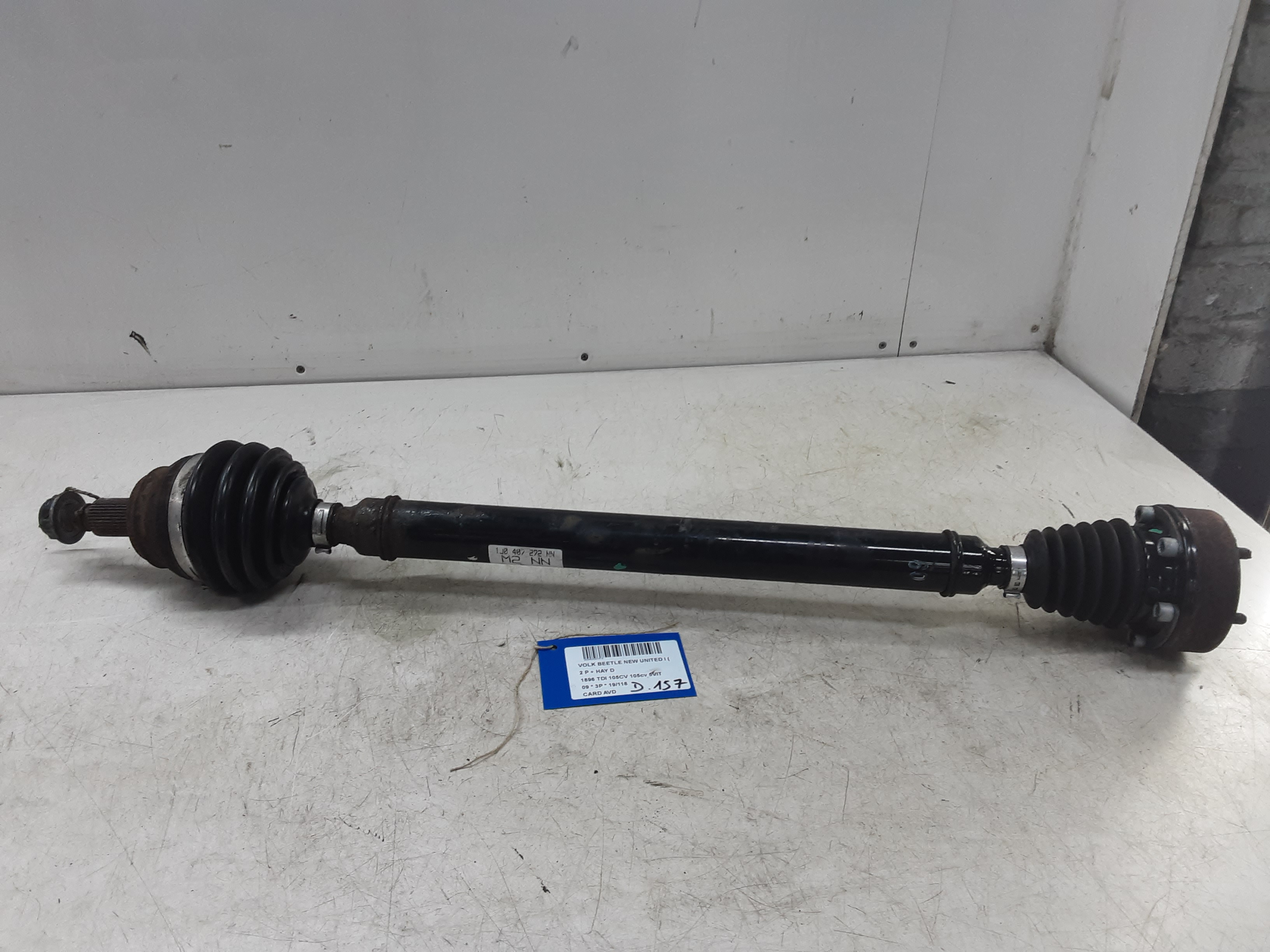 AANDRIJFAS VOOR RECHTS Vw NEW BEETLE 7/05 - 11