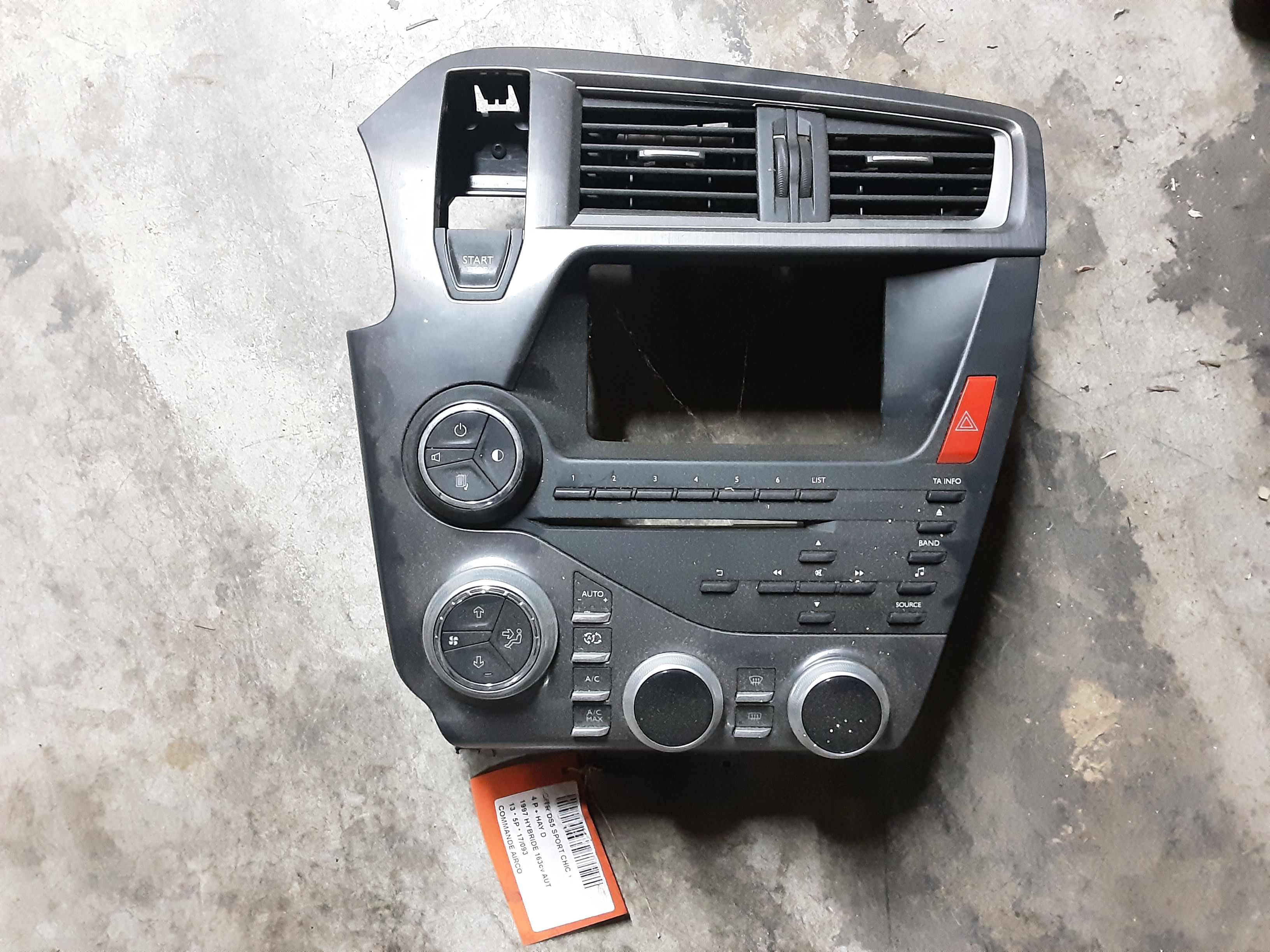 COMMANDE D&#039;AIRCO Ds DS5 11/11 - 15